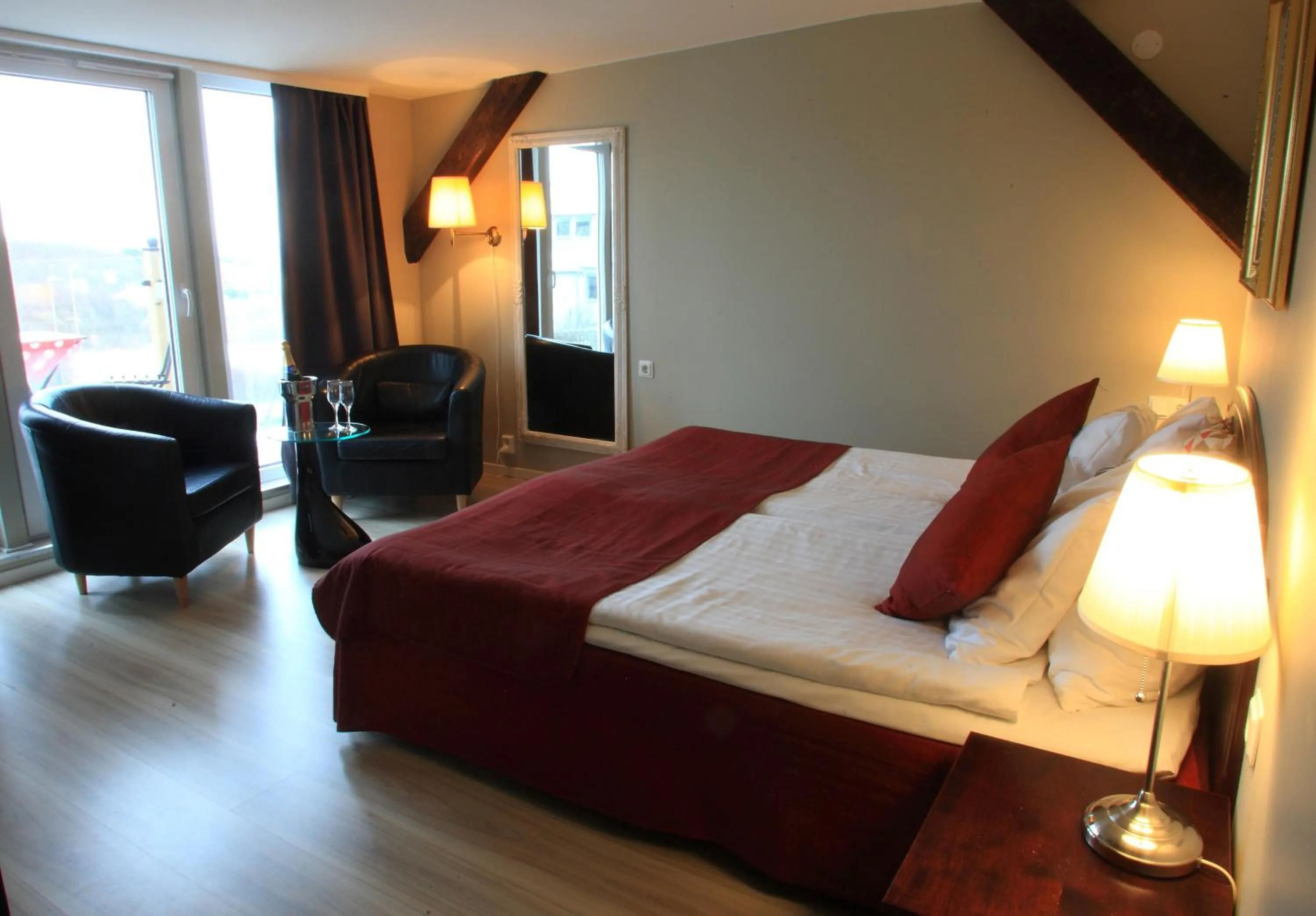 Photo of the whole room, Bed in Vejby Strand Hotel