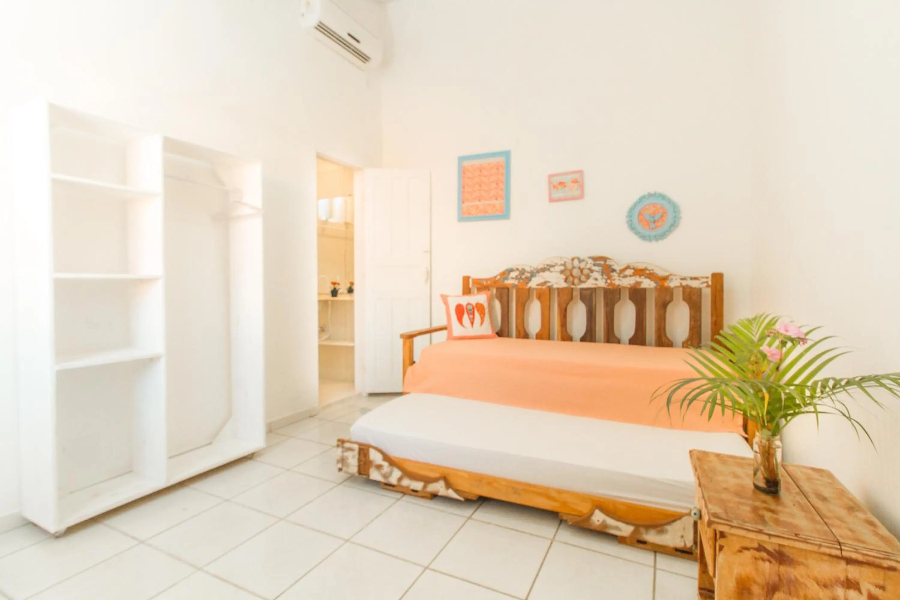 Bed in Pousada Viver a Vida