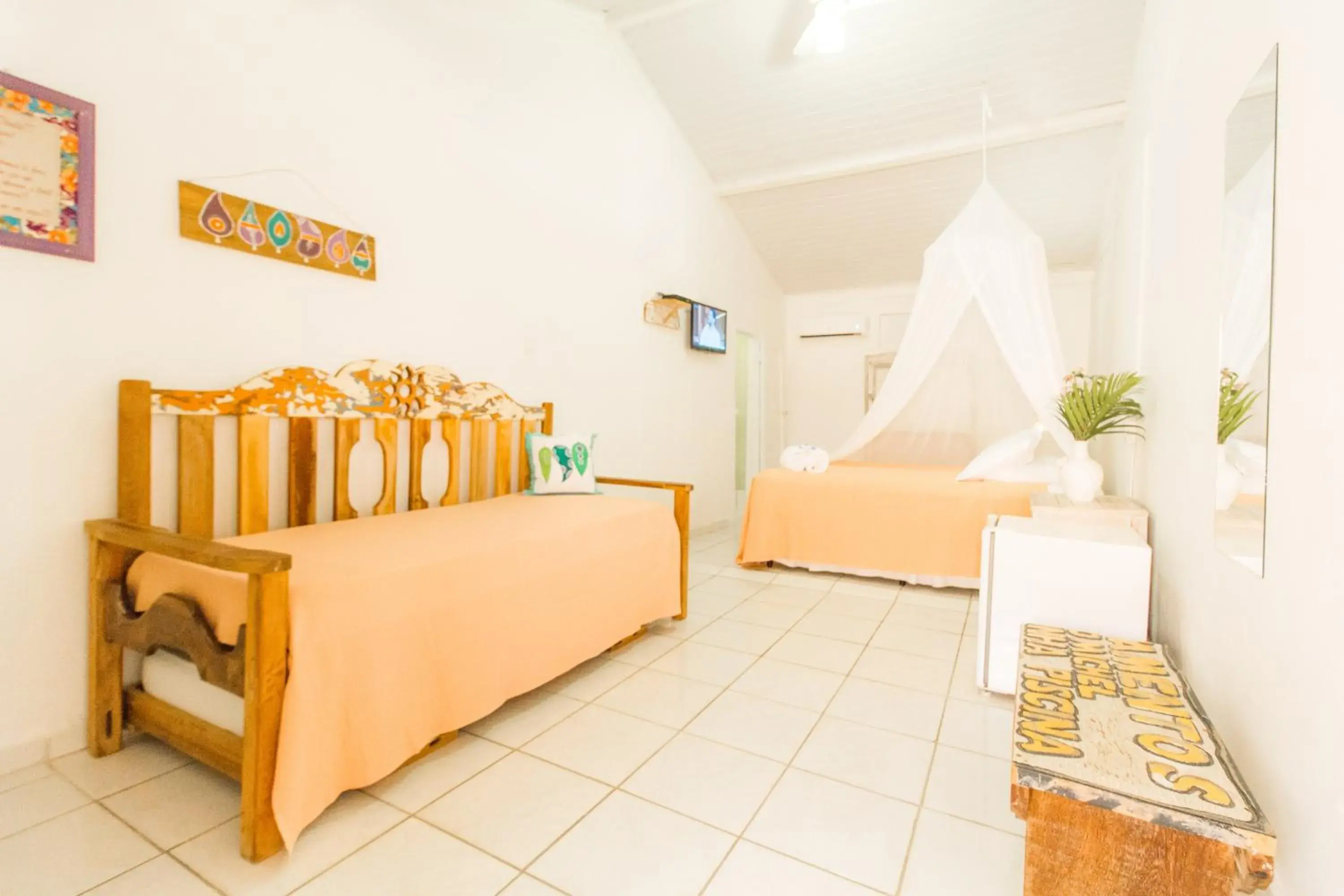Quadruple Room in Pousada Viver a Vida Quadruple Room in Pousada Viver a Vida