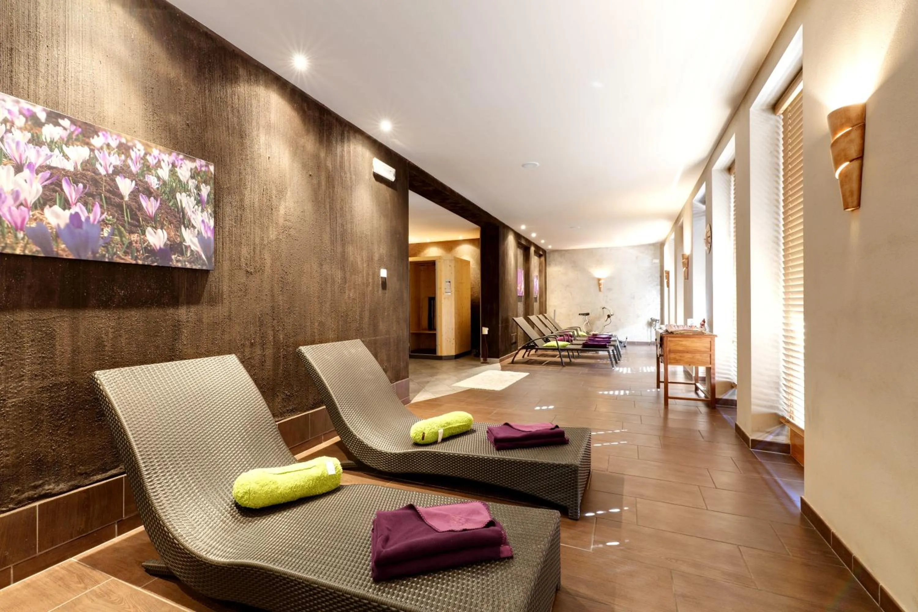 Spa and wellness centre/facilities in Hotel Pfandleralm