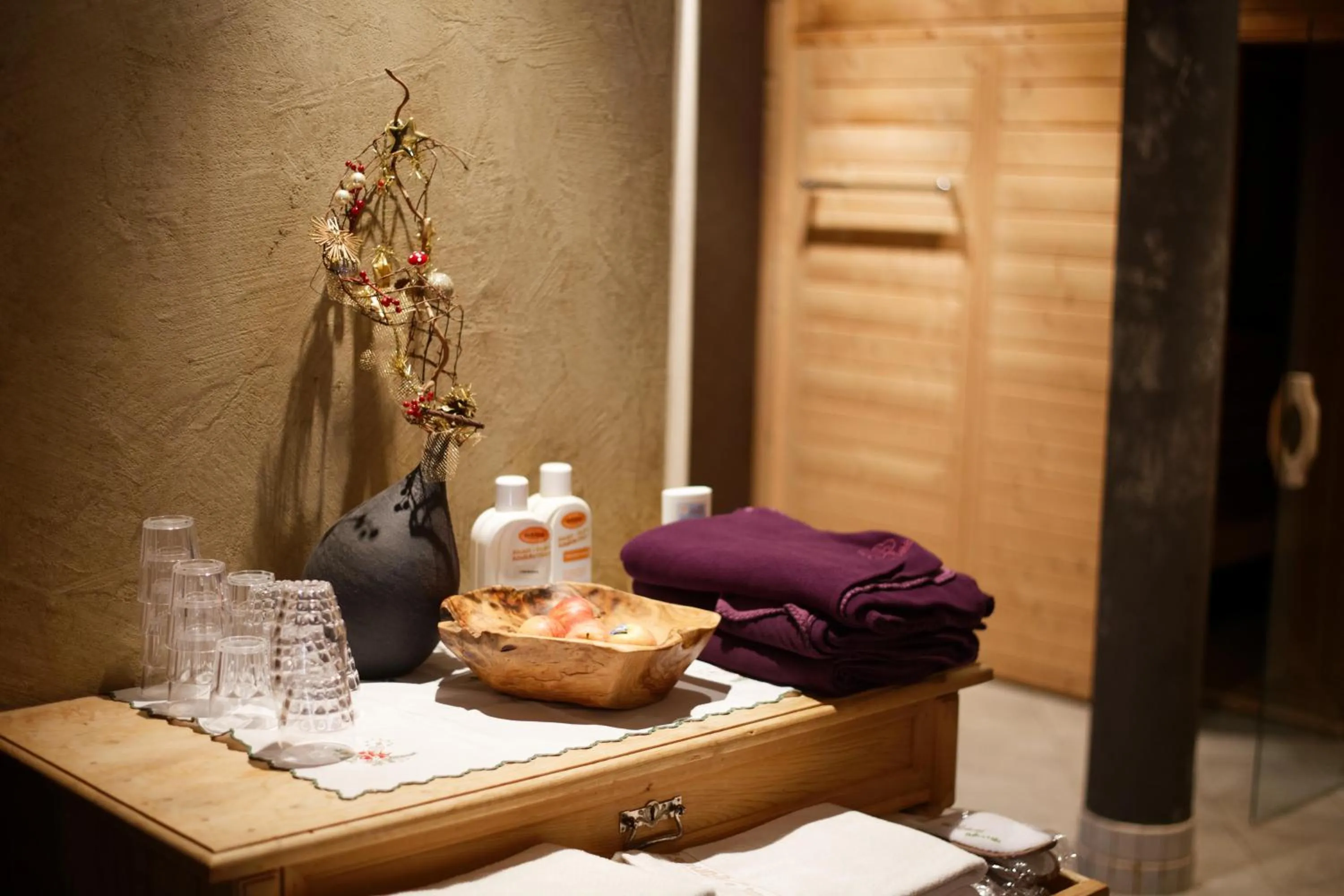 Spa and wellness centre/facilities in Hotel Pfandleralm