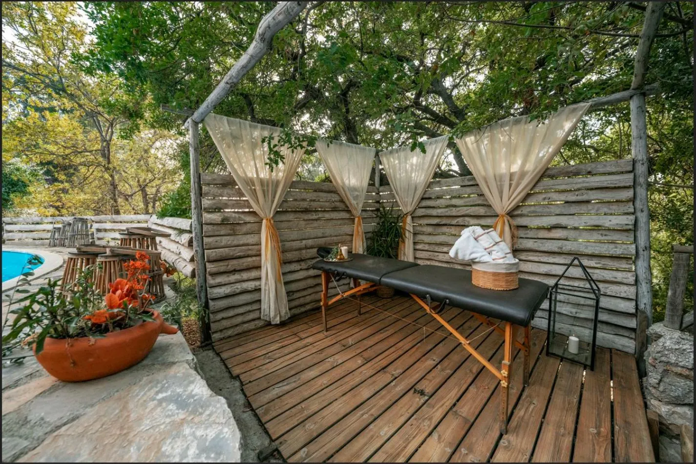 Pool view in Nautical Hotel