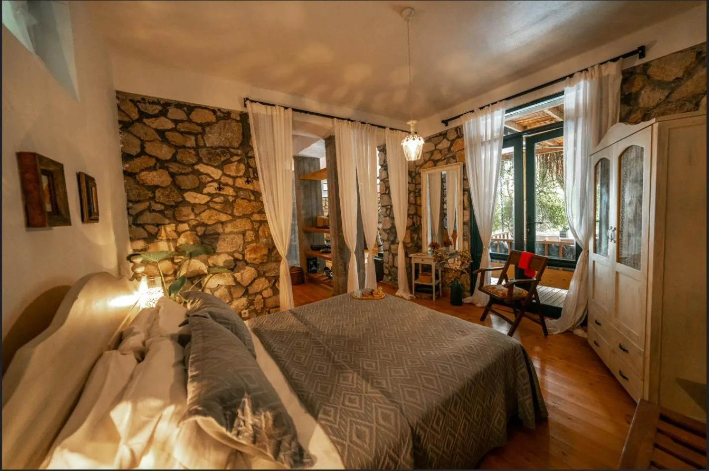 Bed in Nautical Hotel