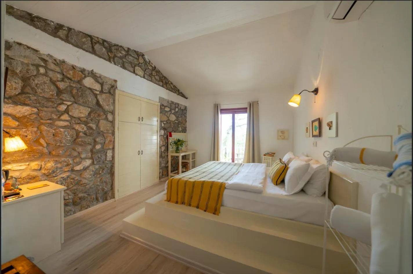 Bed in Nautical Hotel