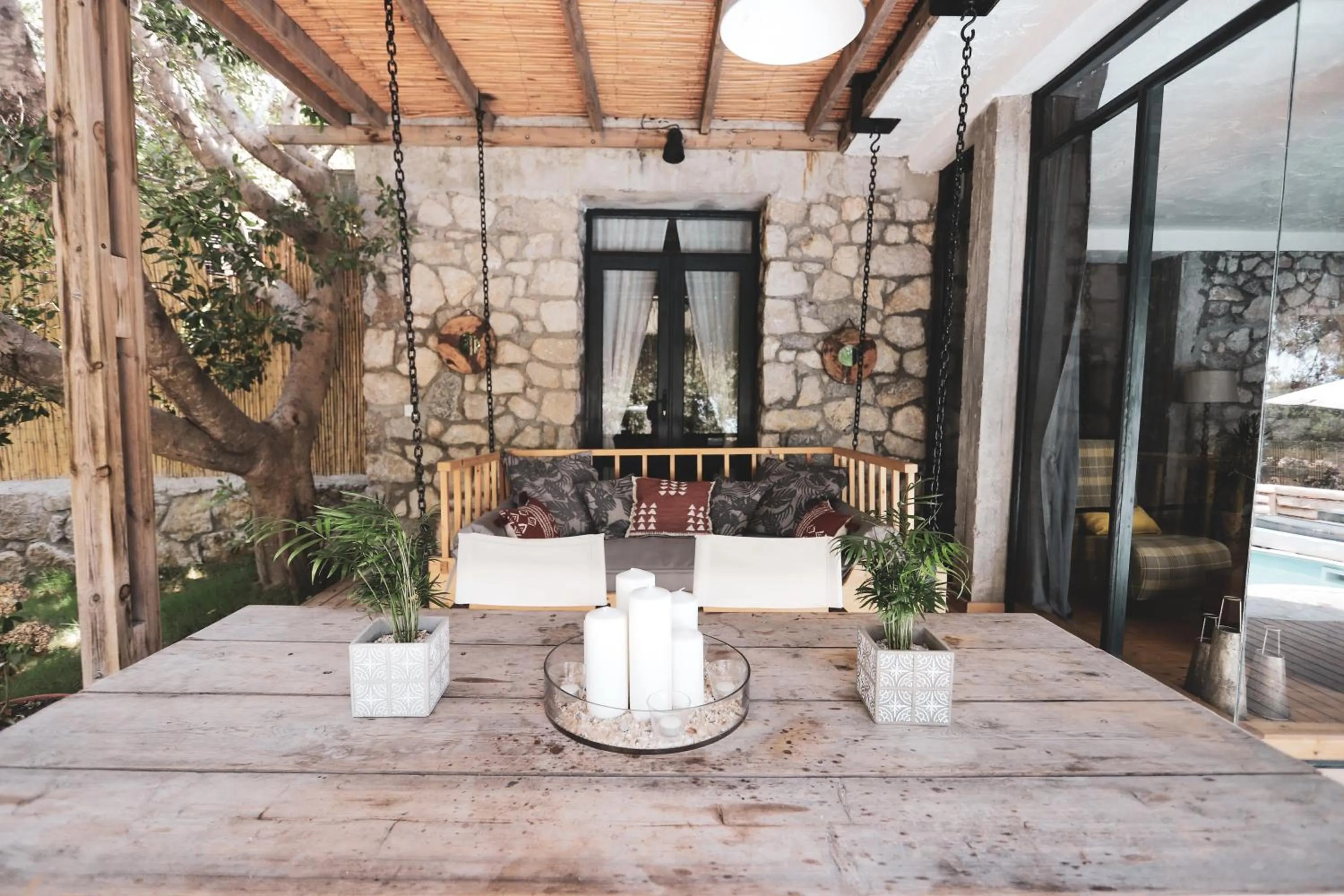 Patio in Nautical Hotel