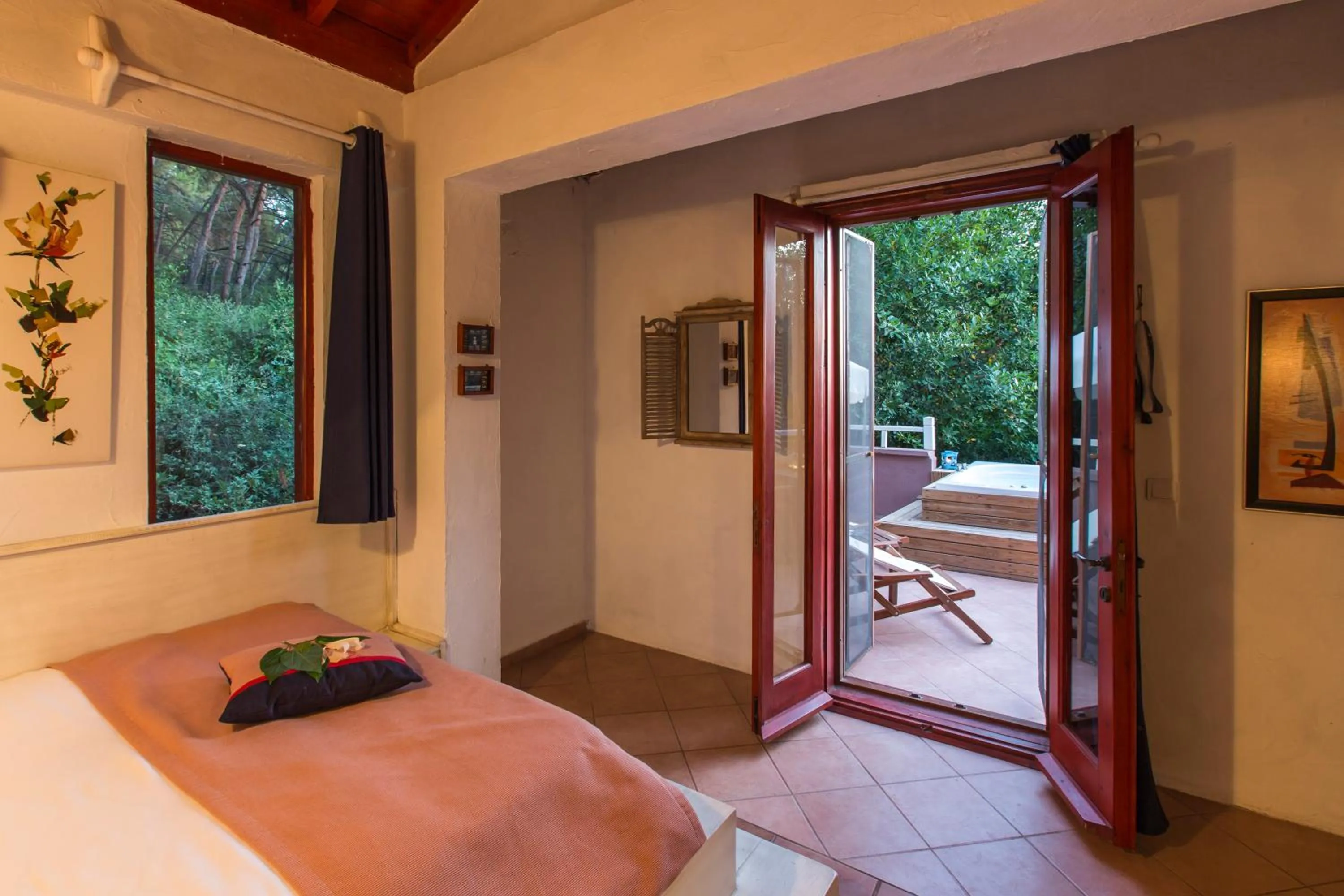 Bed in Nautical Hotel