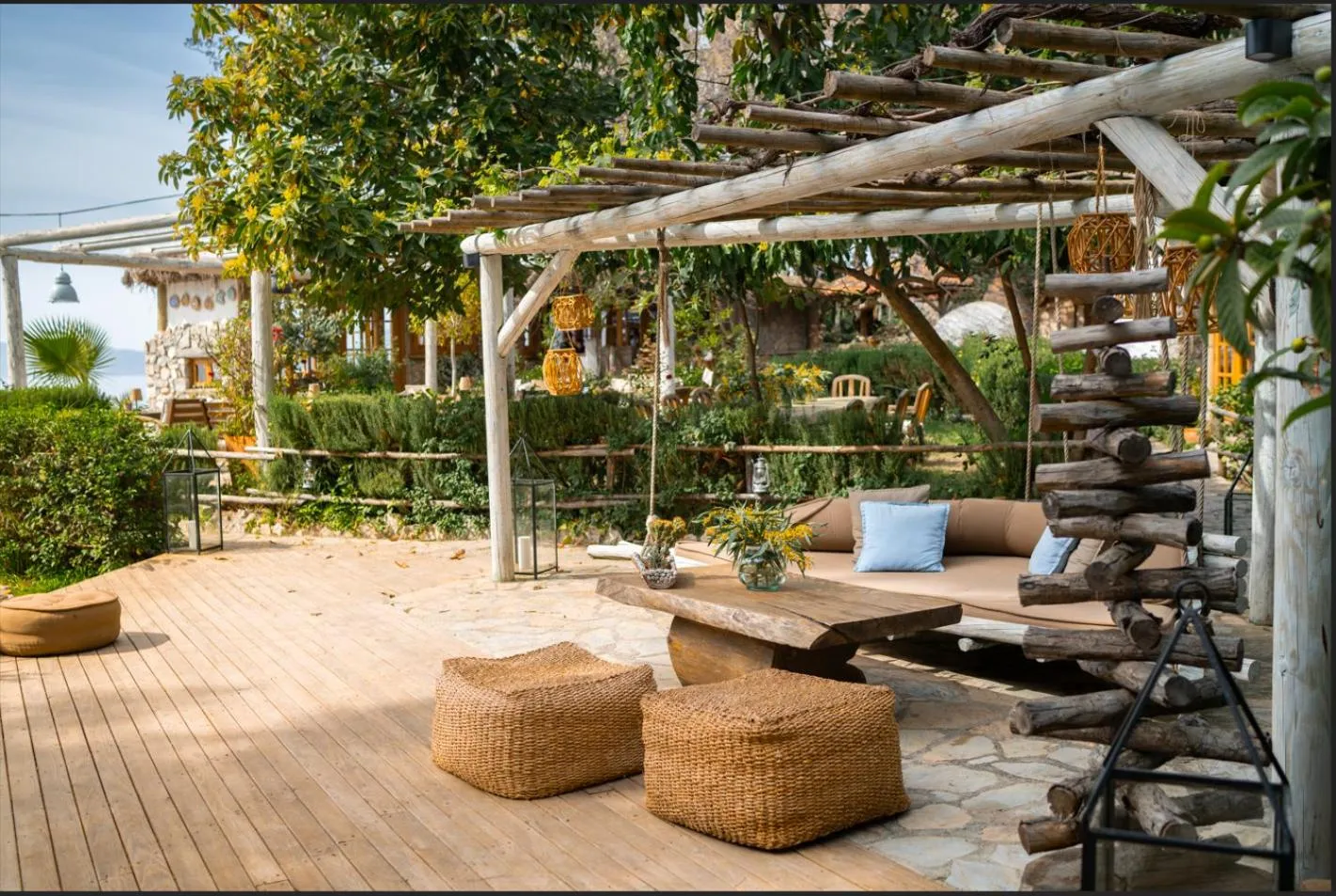 Patio in Nautical Hotel