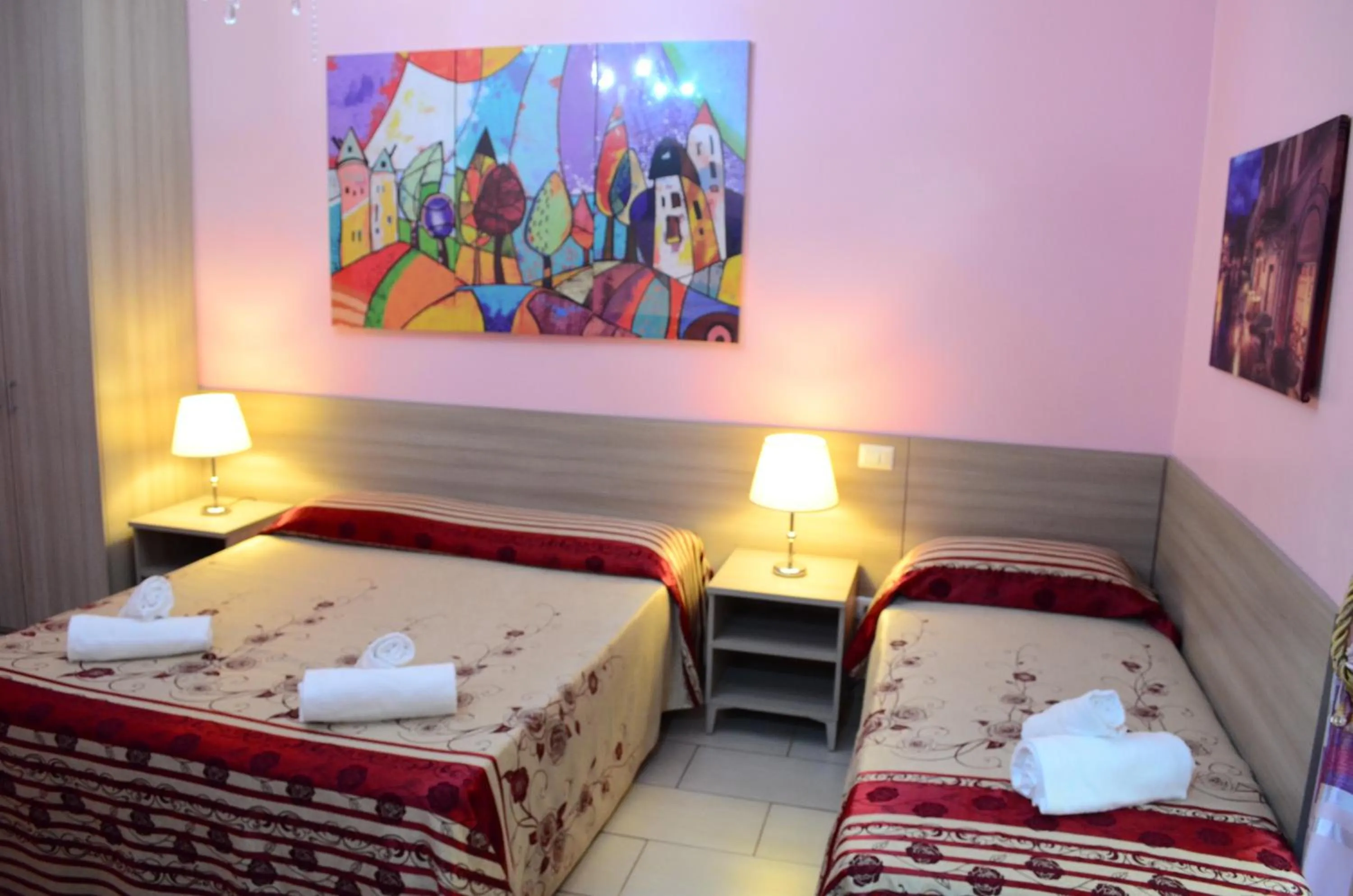 Photo of the whole room, Bed in B&B Roma Castle Termini