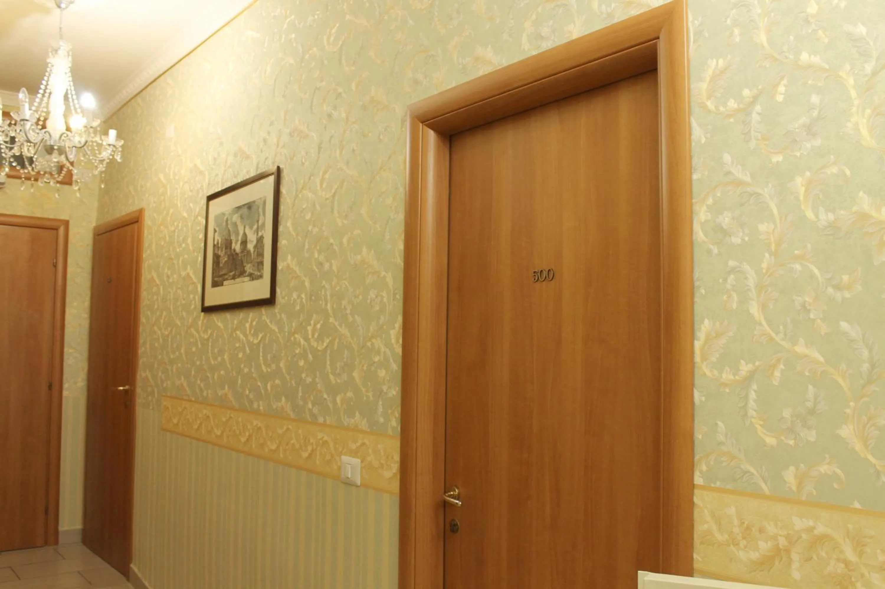 Decorative detail in B&B Roma Castle Termini