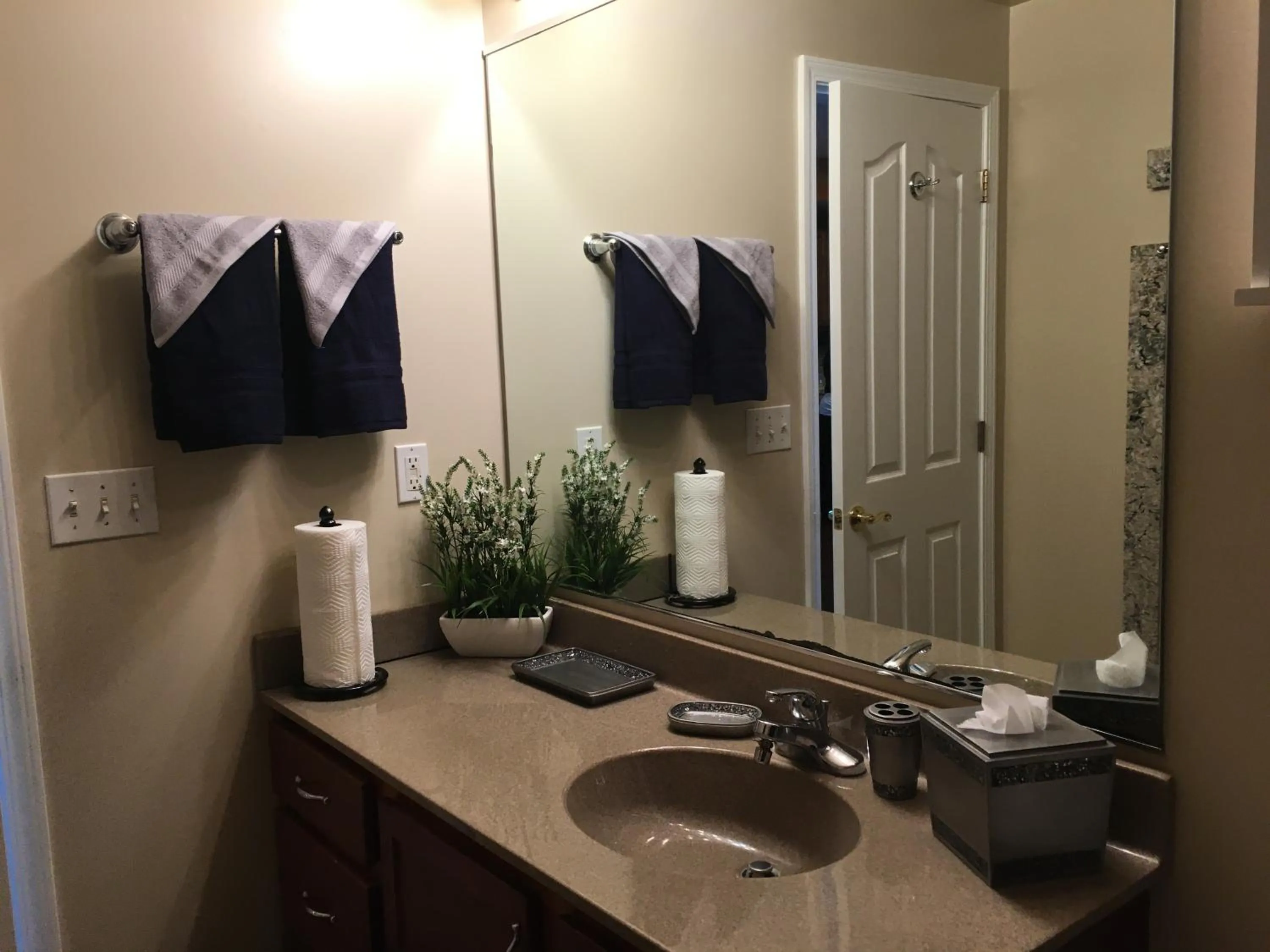 Bathroom in Your Midwest Dunes Vacation Tri-State Paradise!