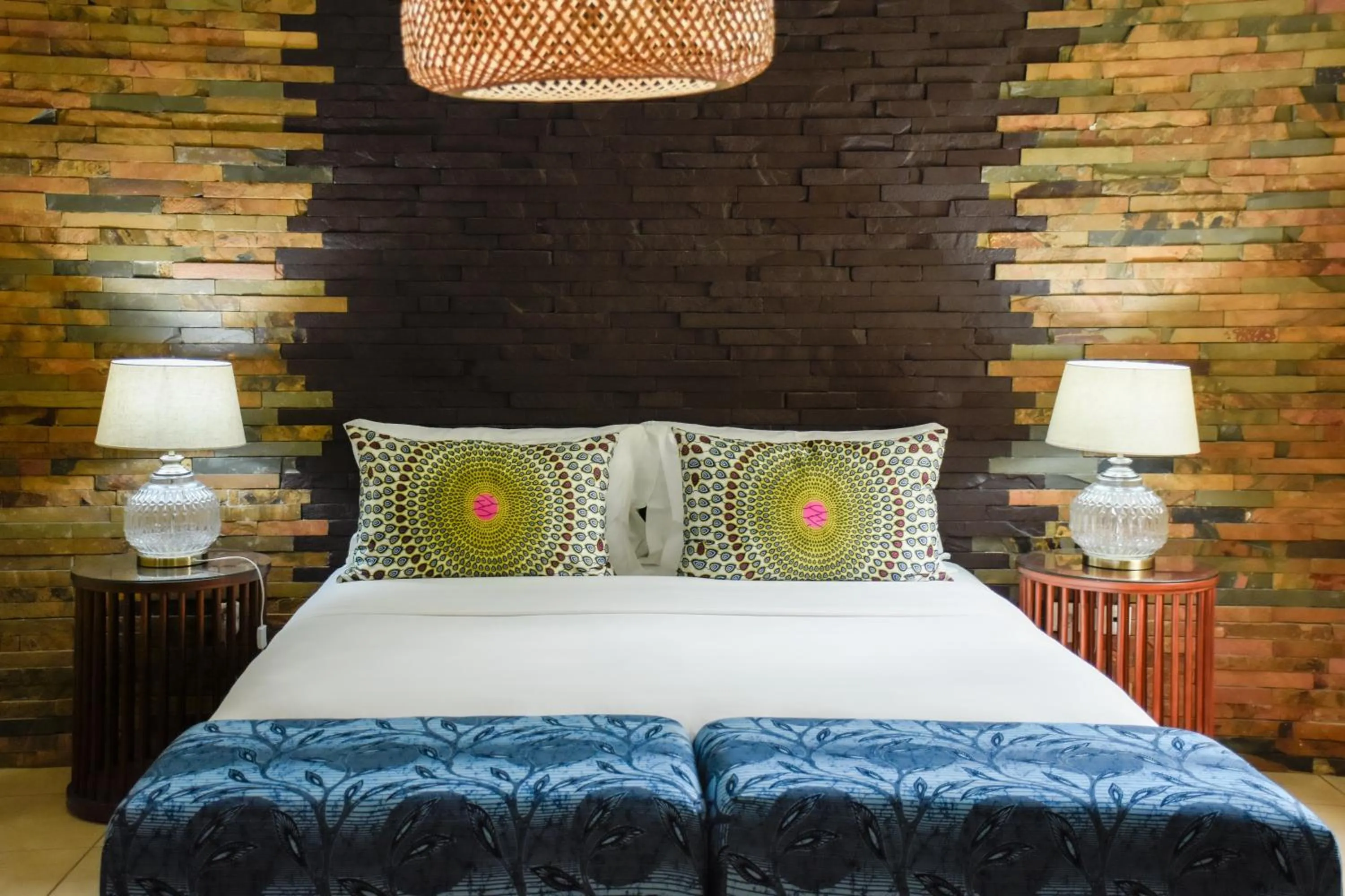 Bed in Omali São Tomé