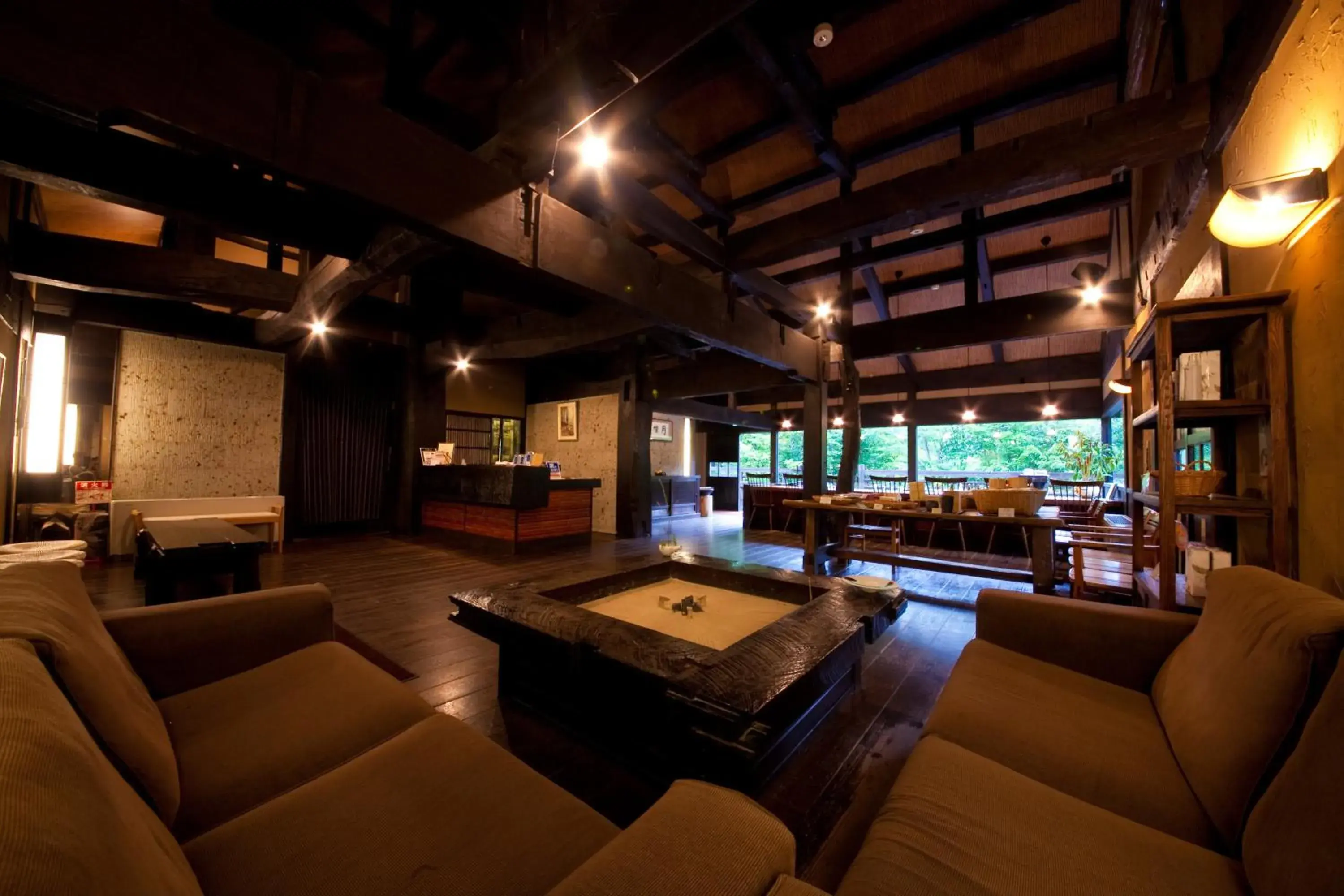 Lobby or reception in Yufuin Gettouan Lobby or reception in Yufuin Gettouan