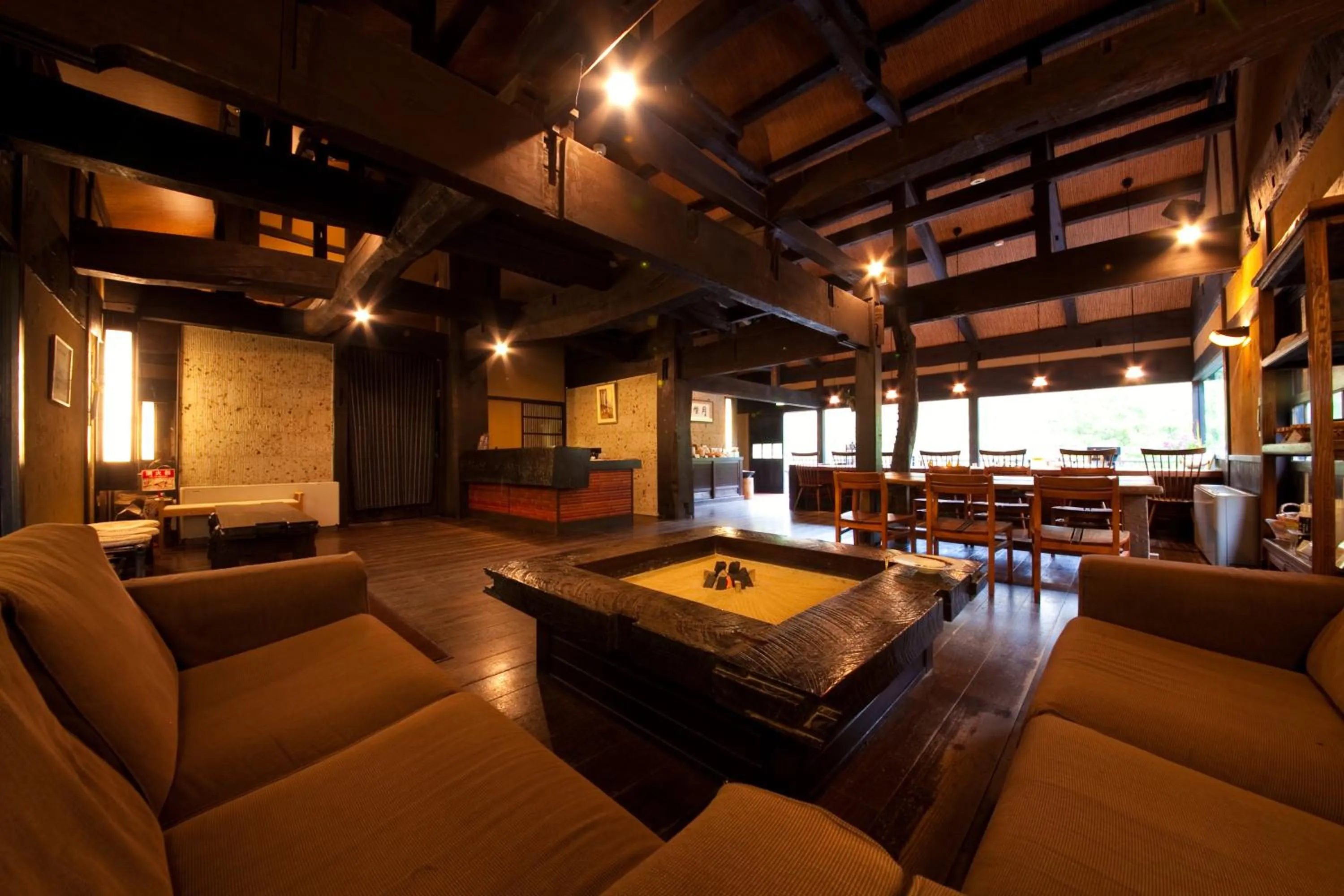 Lobby or reception in Yufuin Gettouan