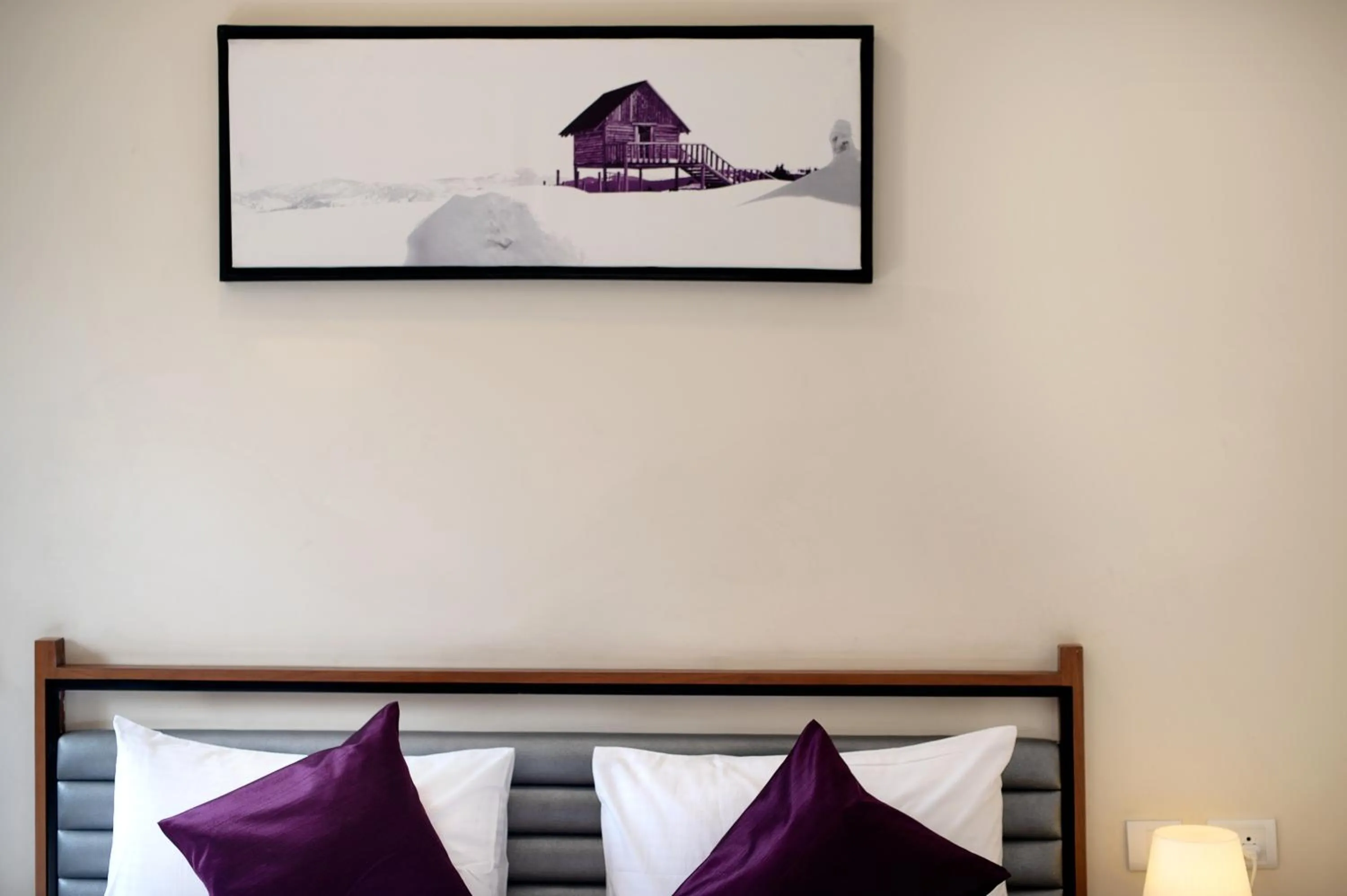 Bedroom in Purple Cloud Urban