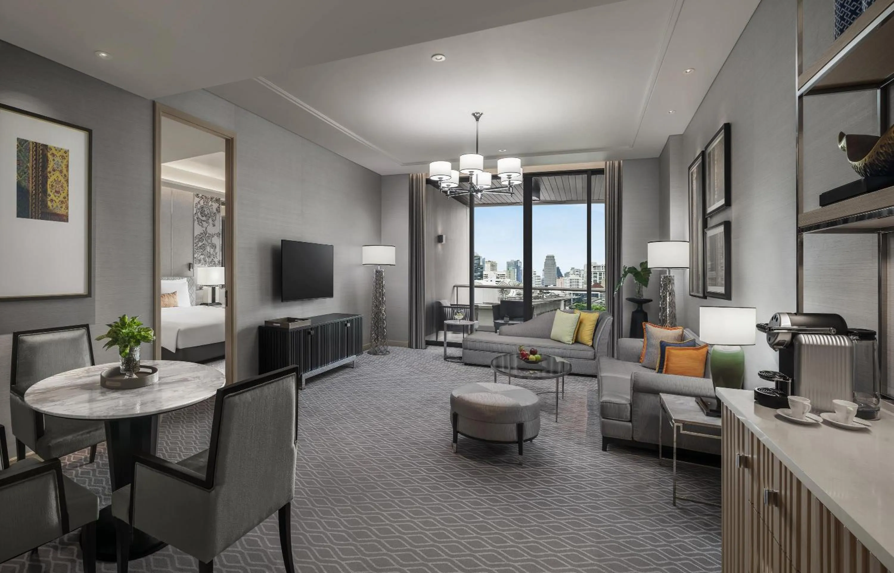 Living room in Sindhorn Kempinski Hotel Bangkok