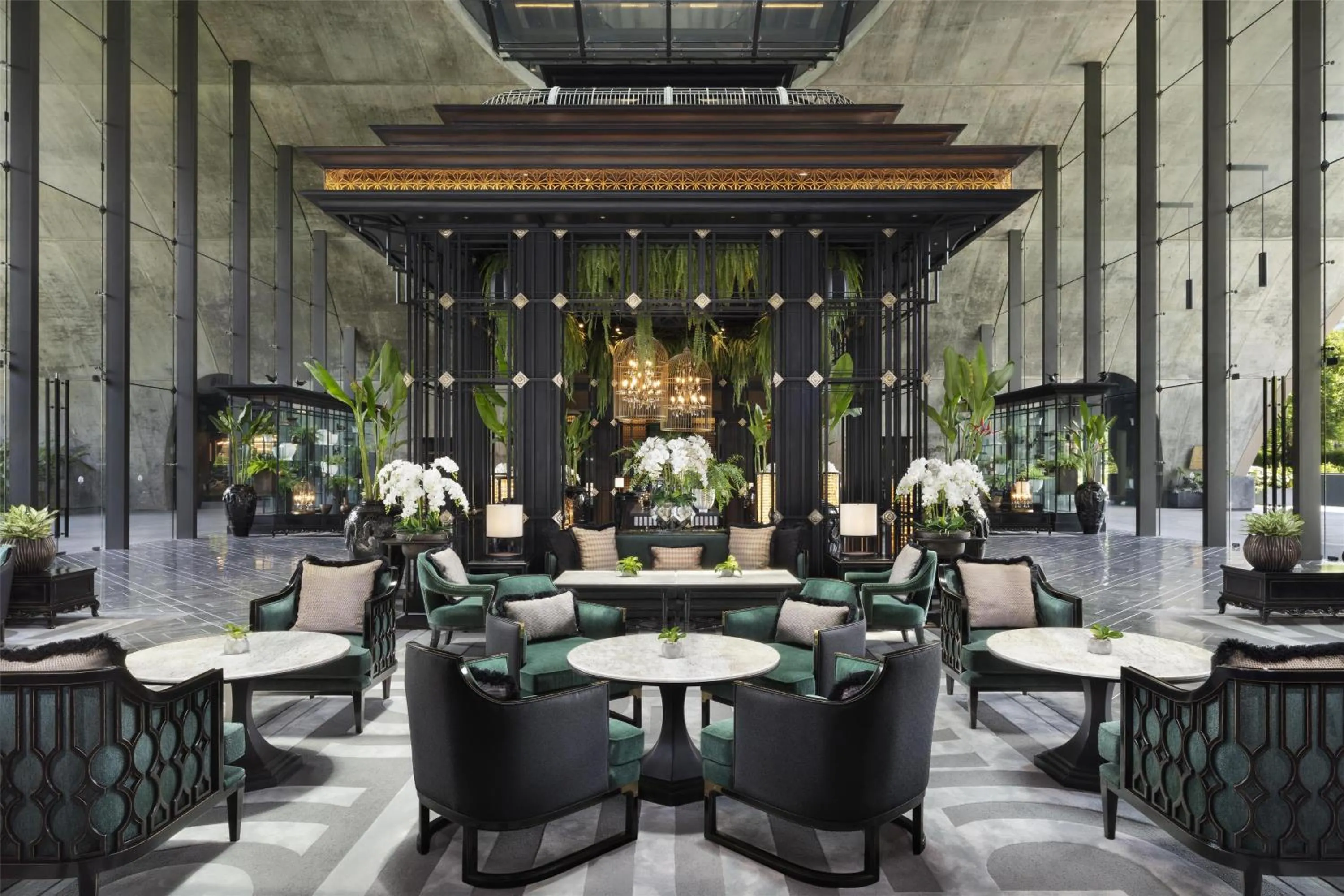 Lobby or reception in Sindhorn Kempinski Hotel Bangkok