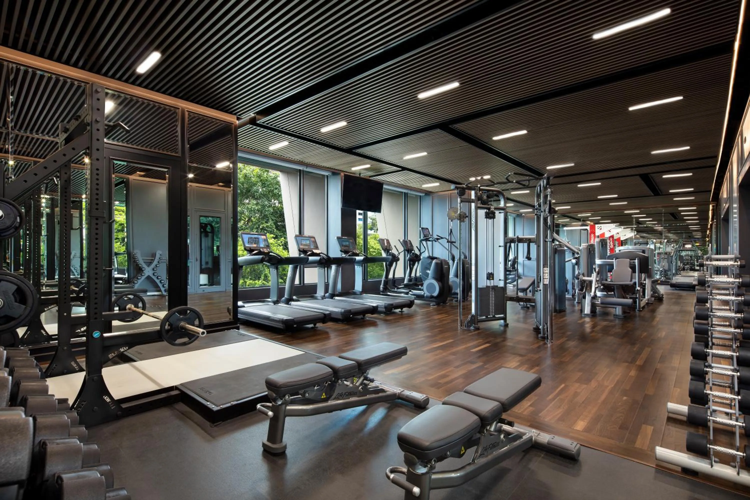 Fitness centre/facilities in Sindhorn Kempinski Hotel Bangkok