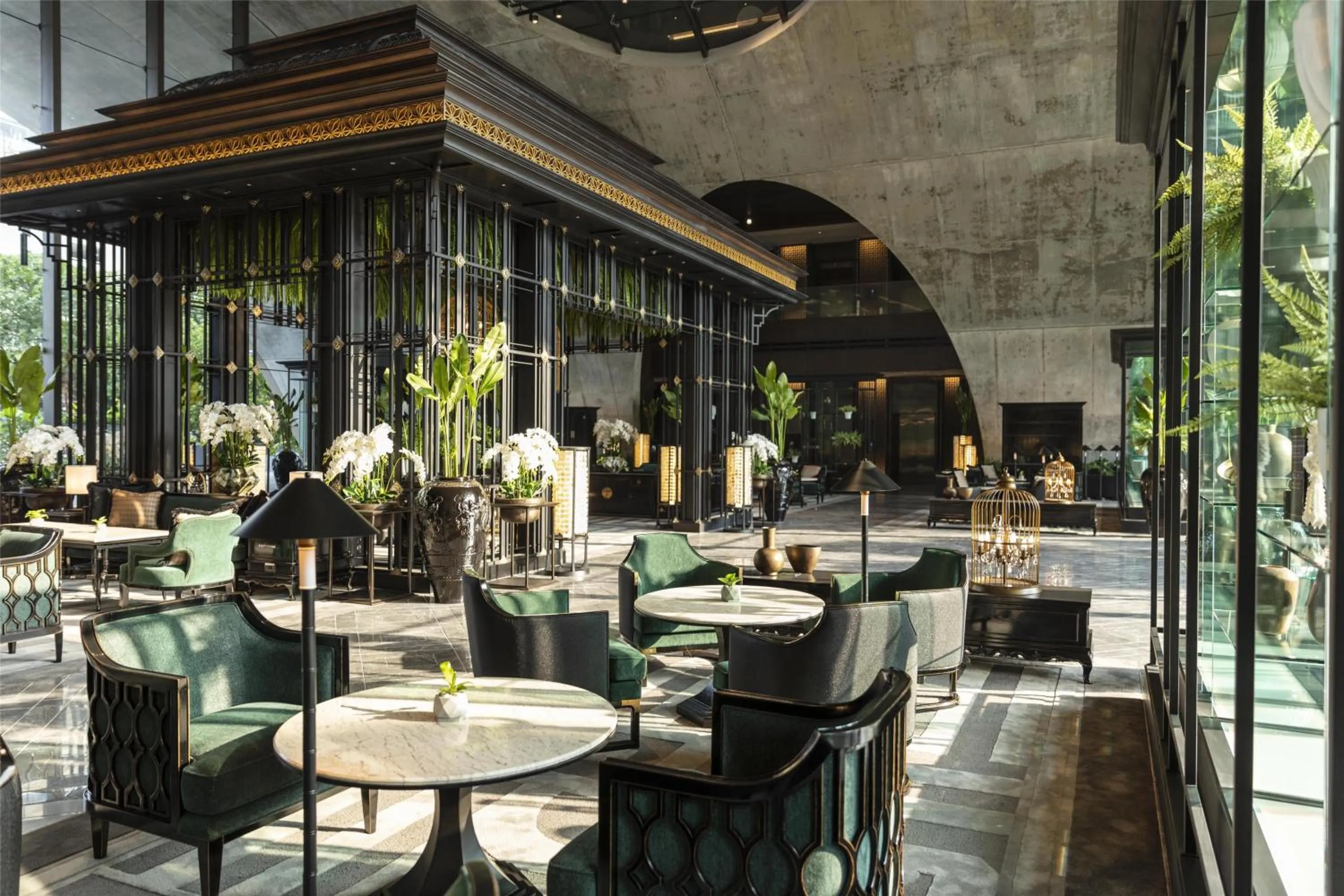 Lobby or reception in Sindhorn Kempinski Hotel Bangkok