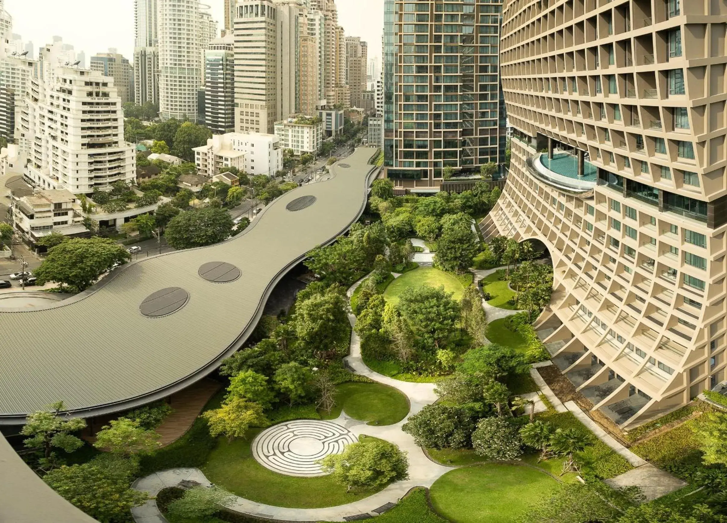 Property building in Sindhorn Kempinski Hotel Bangkok Property building in Sindhorn Kempinski Hotel Bangkok