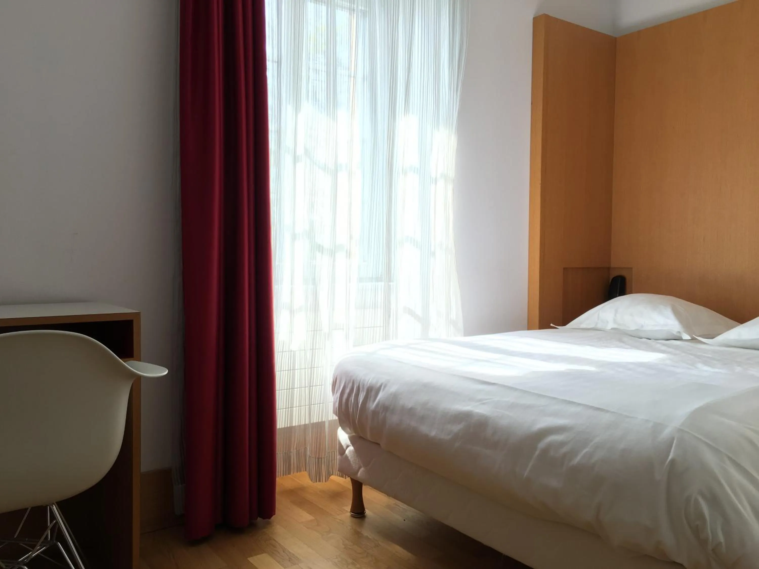 Bedroom, Bed in Hôtel-Restaurant Mont Sainte-Odile