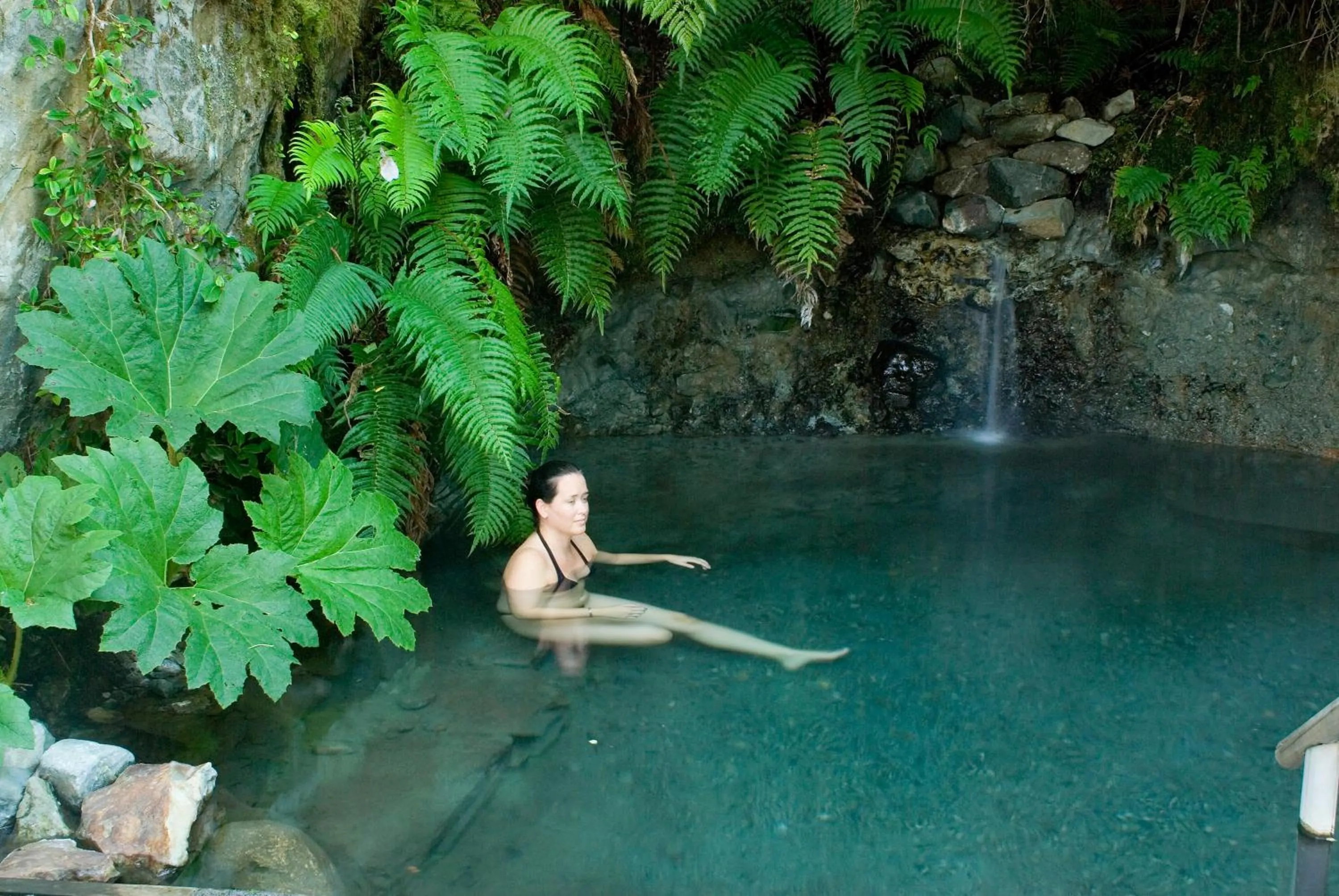 Hot Spring Bath in Puyuhuapi Lodge & Spa