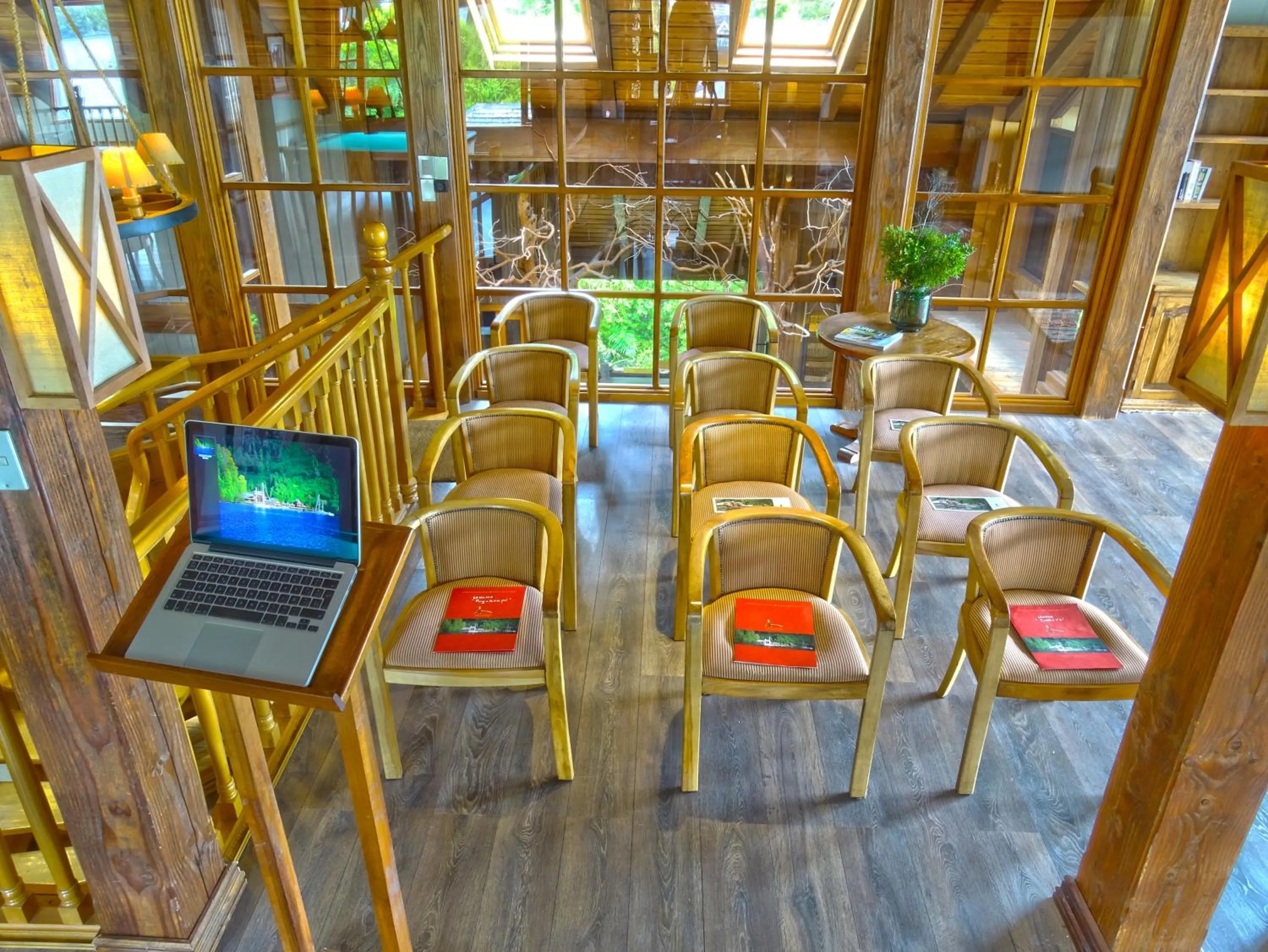 Seating area in Puyuhuapi Lodge & Spa