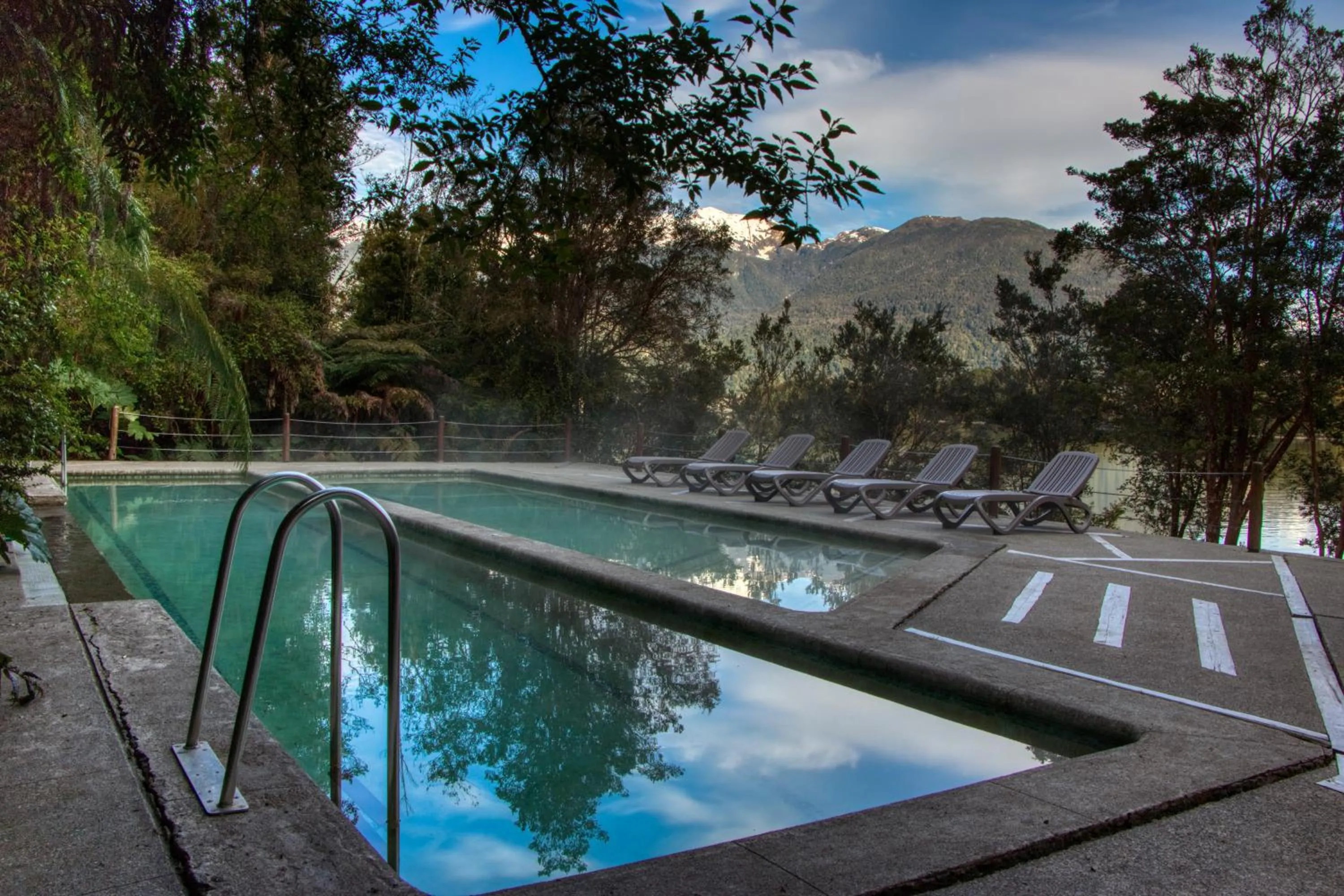 Hot Spring Bath in Puyuhuapi Lodge & Spa