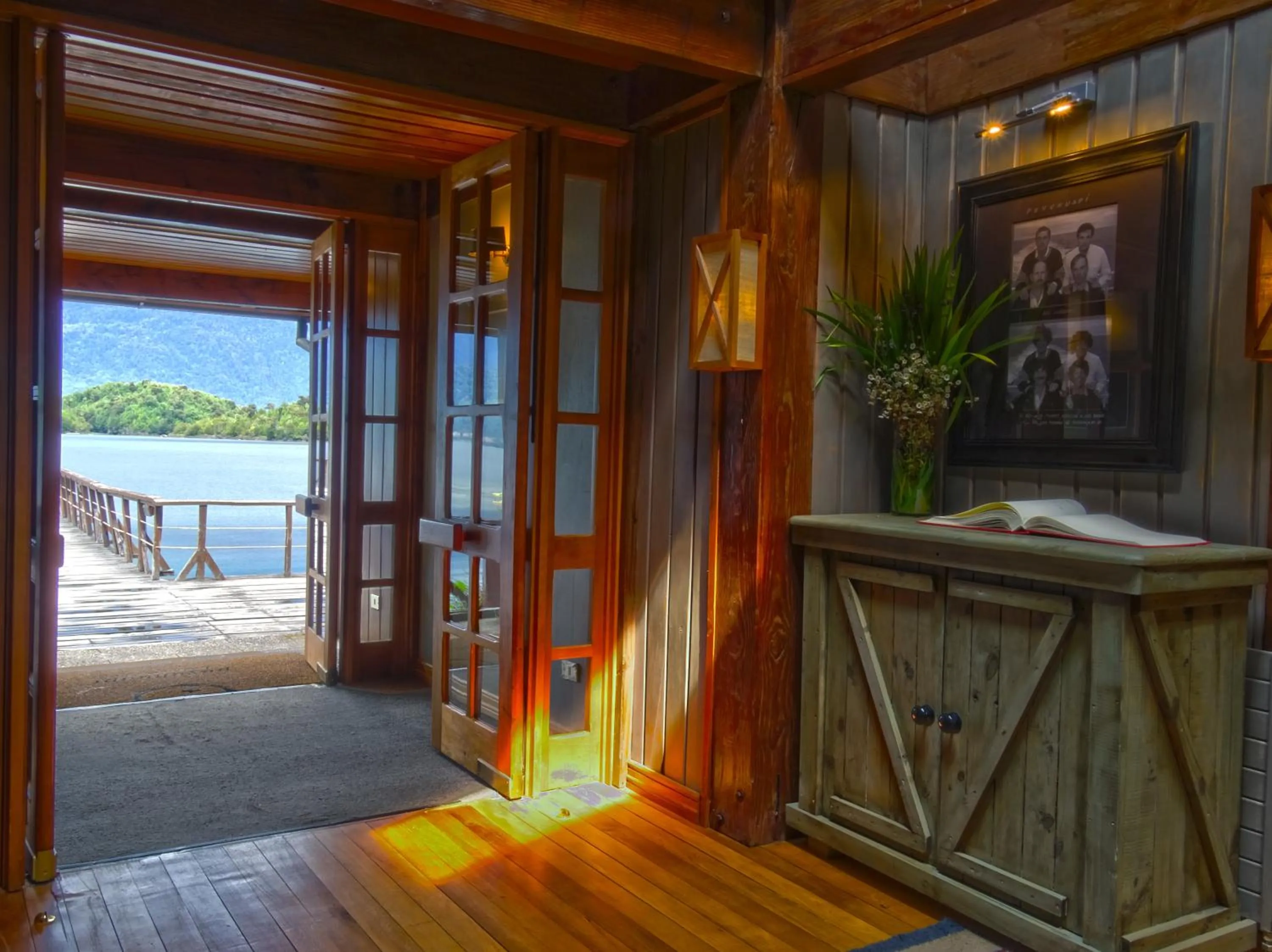 Lobby or reception in Puyuhuapi Lodge & Spa