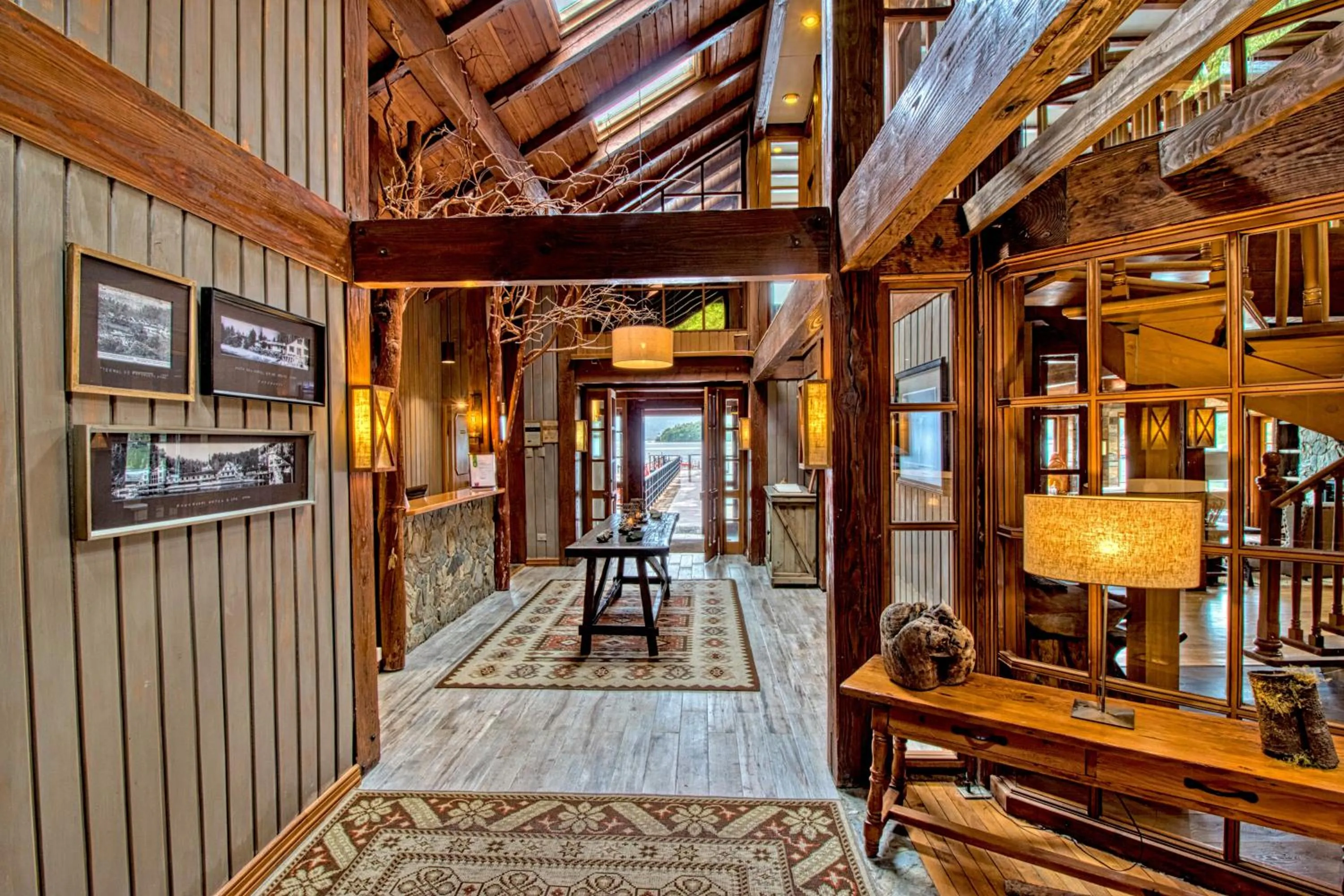Lobby or reception in Puyuhuapi Lodge & Spa