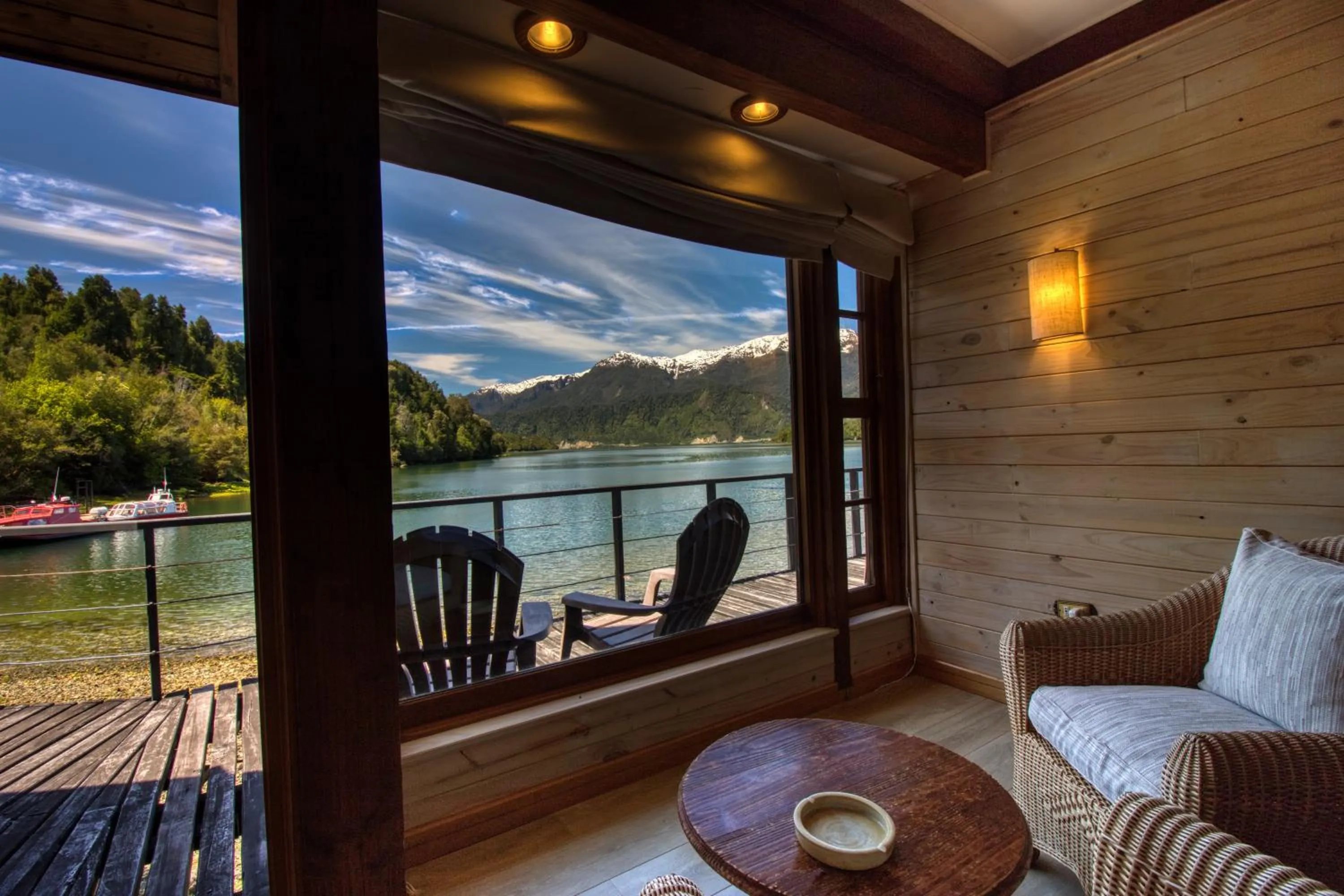 Balcony/Terrace in Puyuhuapi Lodge & Spa
