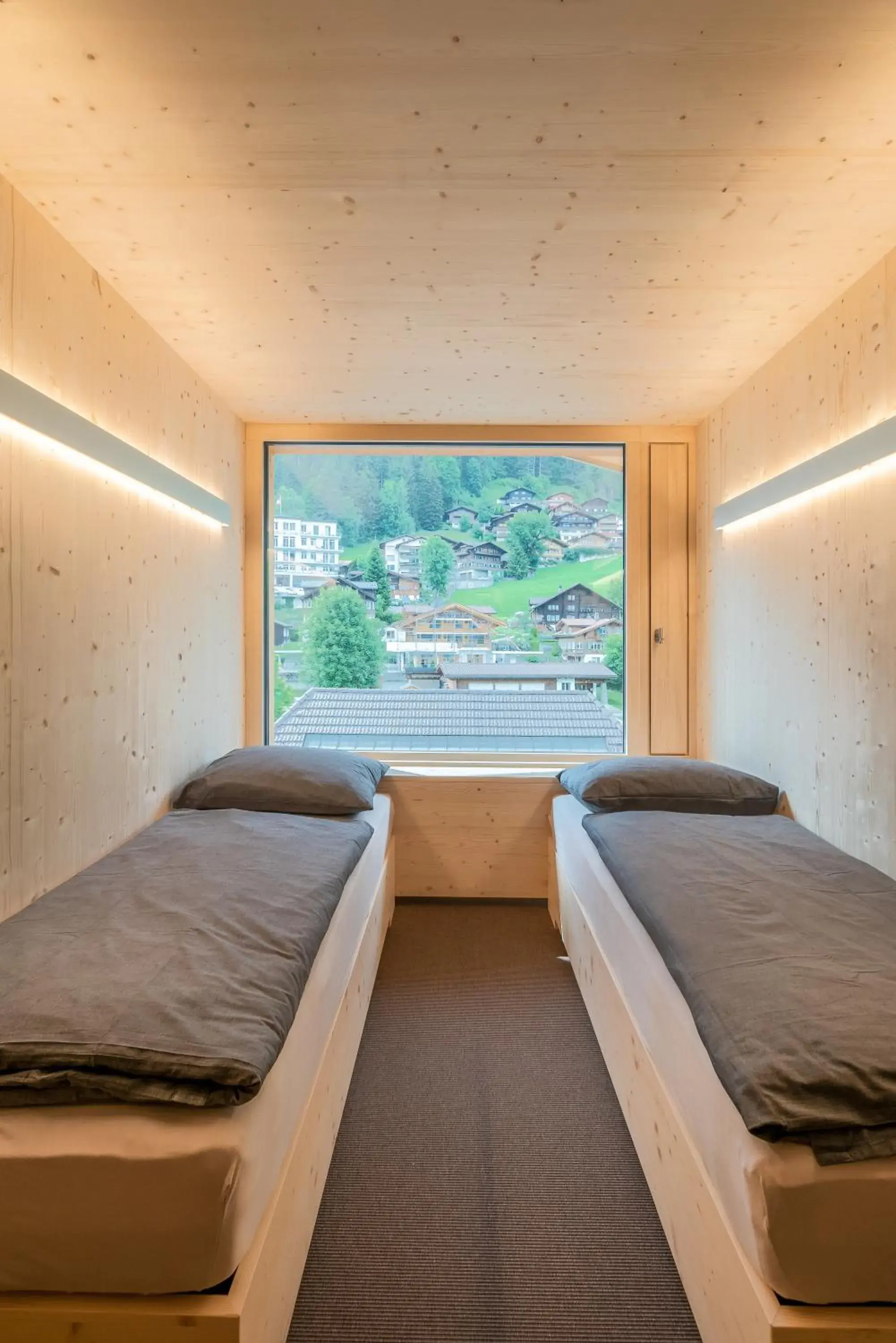 Family Room with City View in Revier Mountain Lodge Adelboden Family Room with City View in Revier Mountain Lodge Adelboden