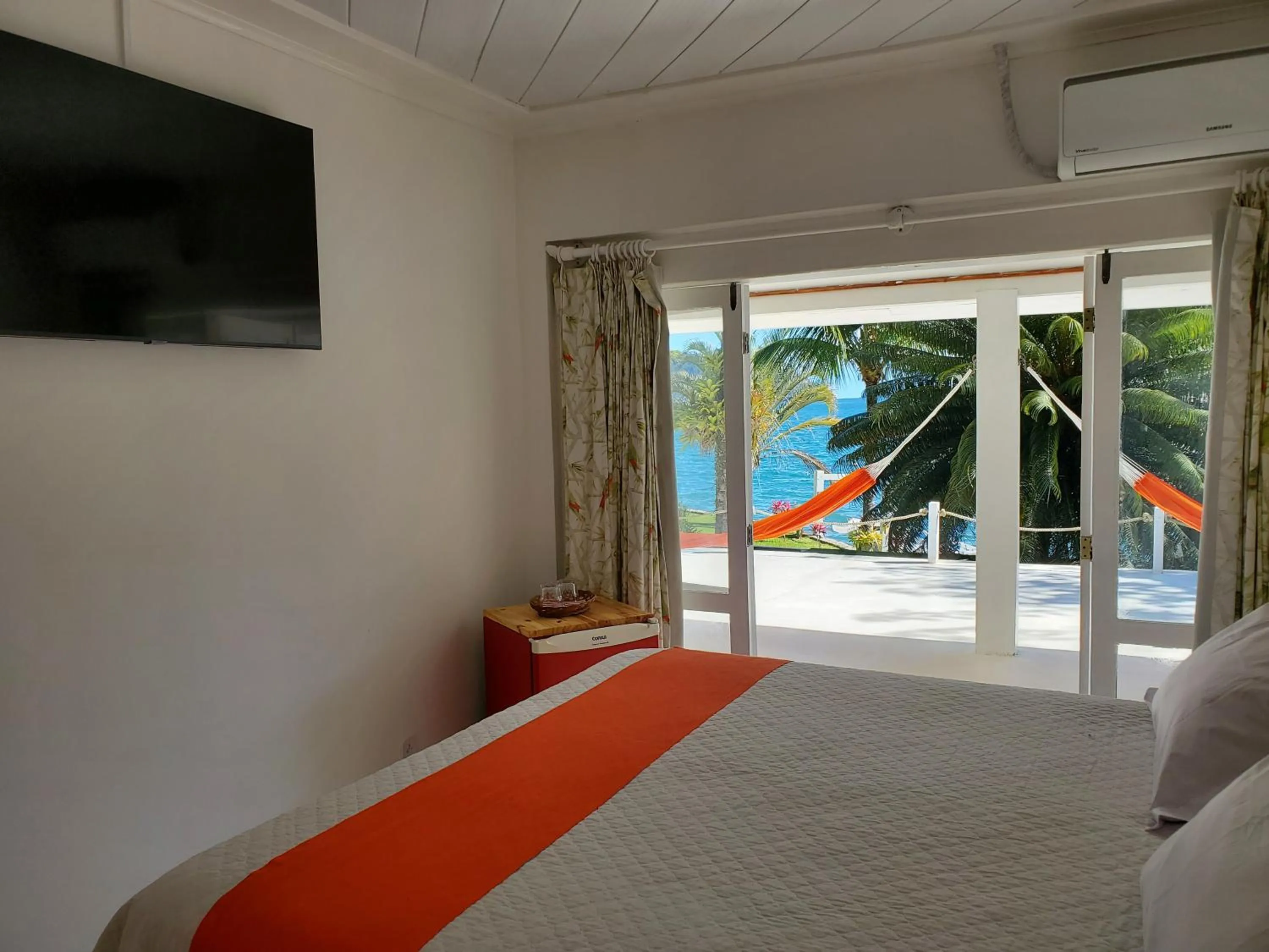 Bed in Pousada Mestre Augusto