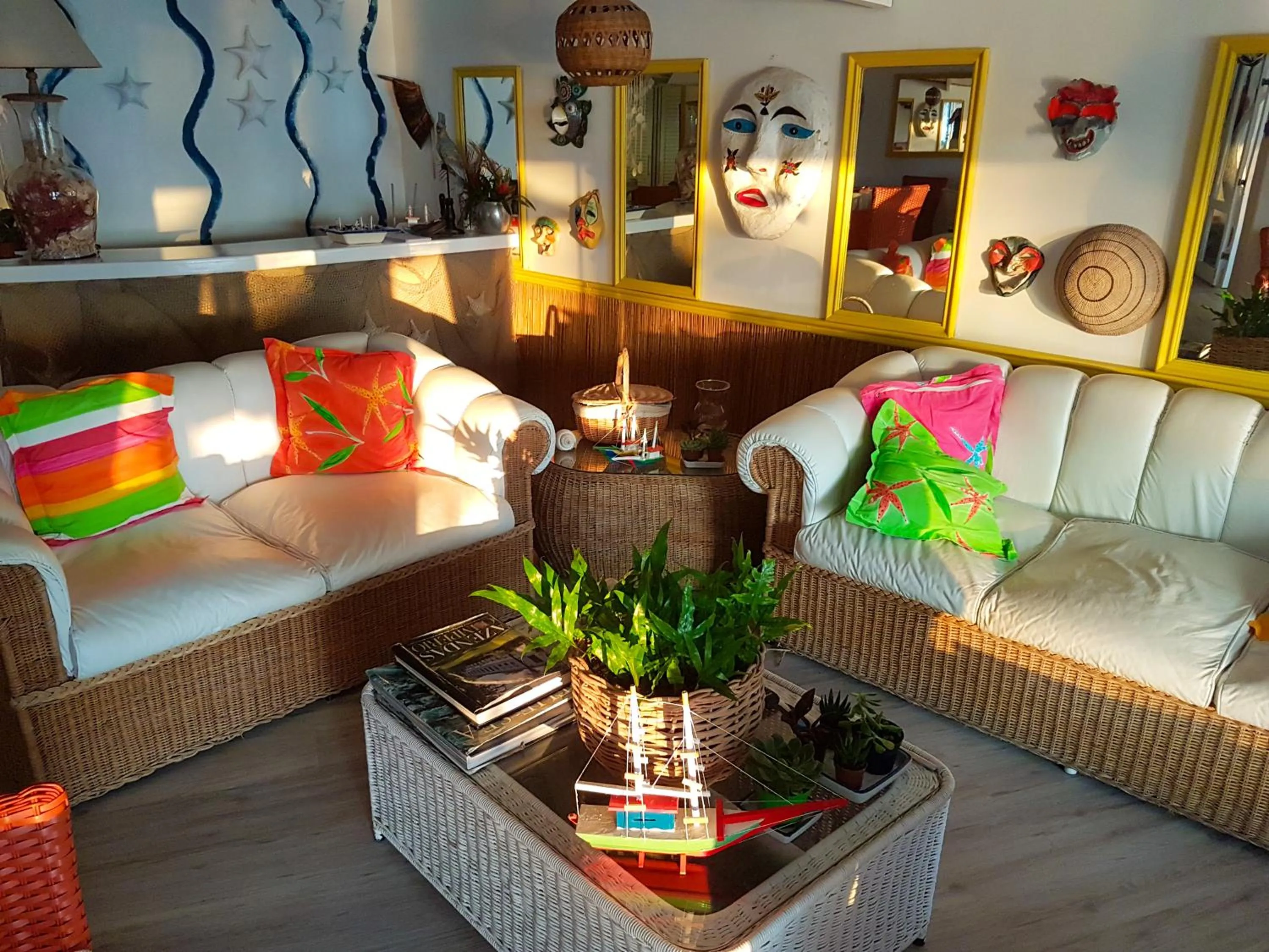 Living room in Pousada Mestre Augusto