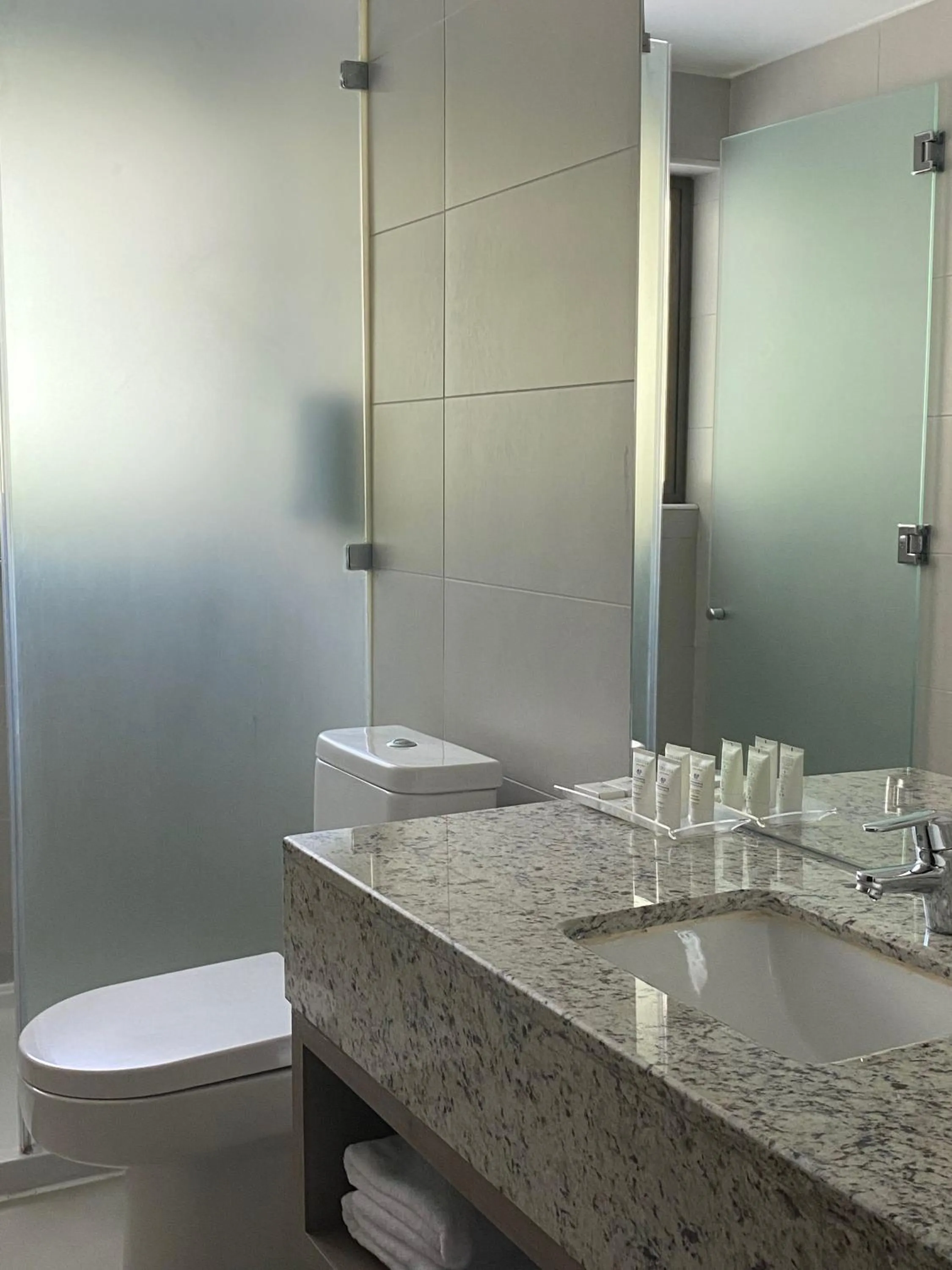 Bathroom in abba Presidente Suites Santiago