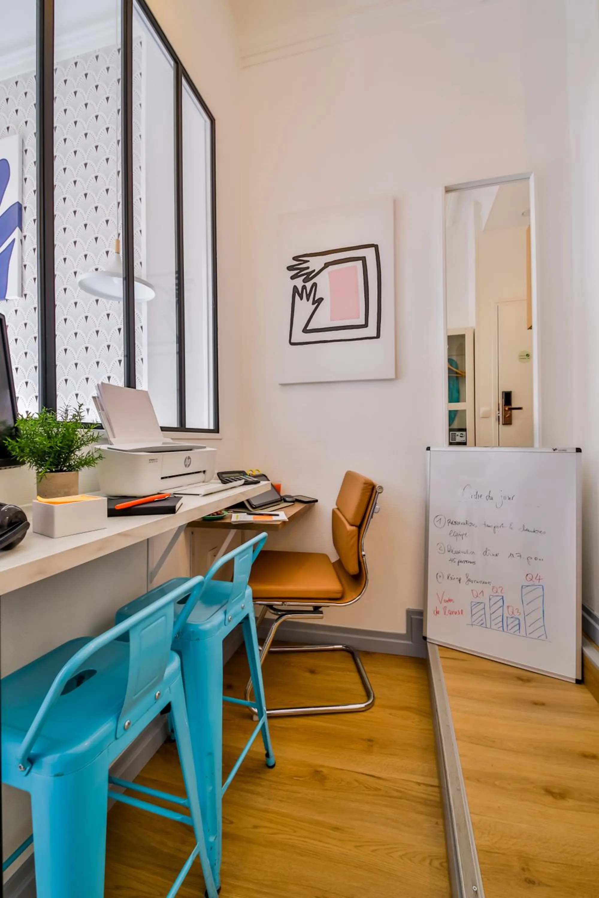 Seating area in WS Haussmann - La Fayette