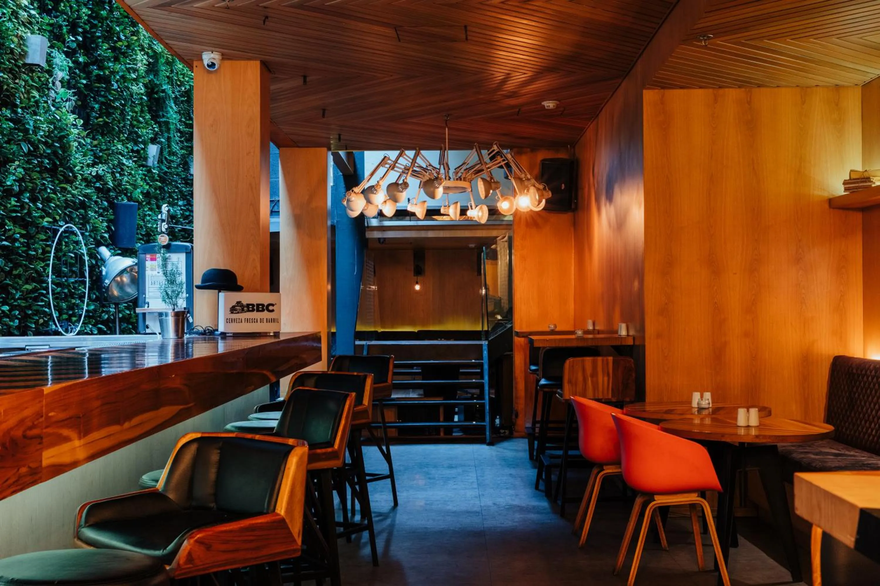 Restaurant/places to eat in The Click Clack Hotel Bogotá