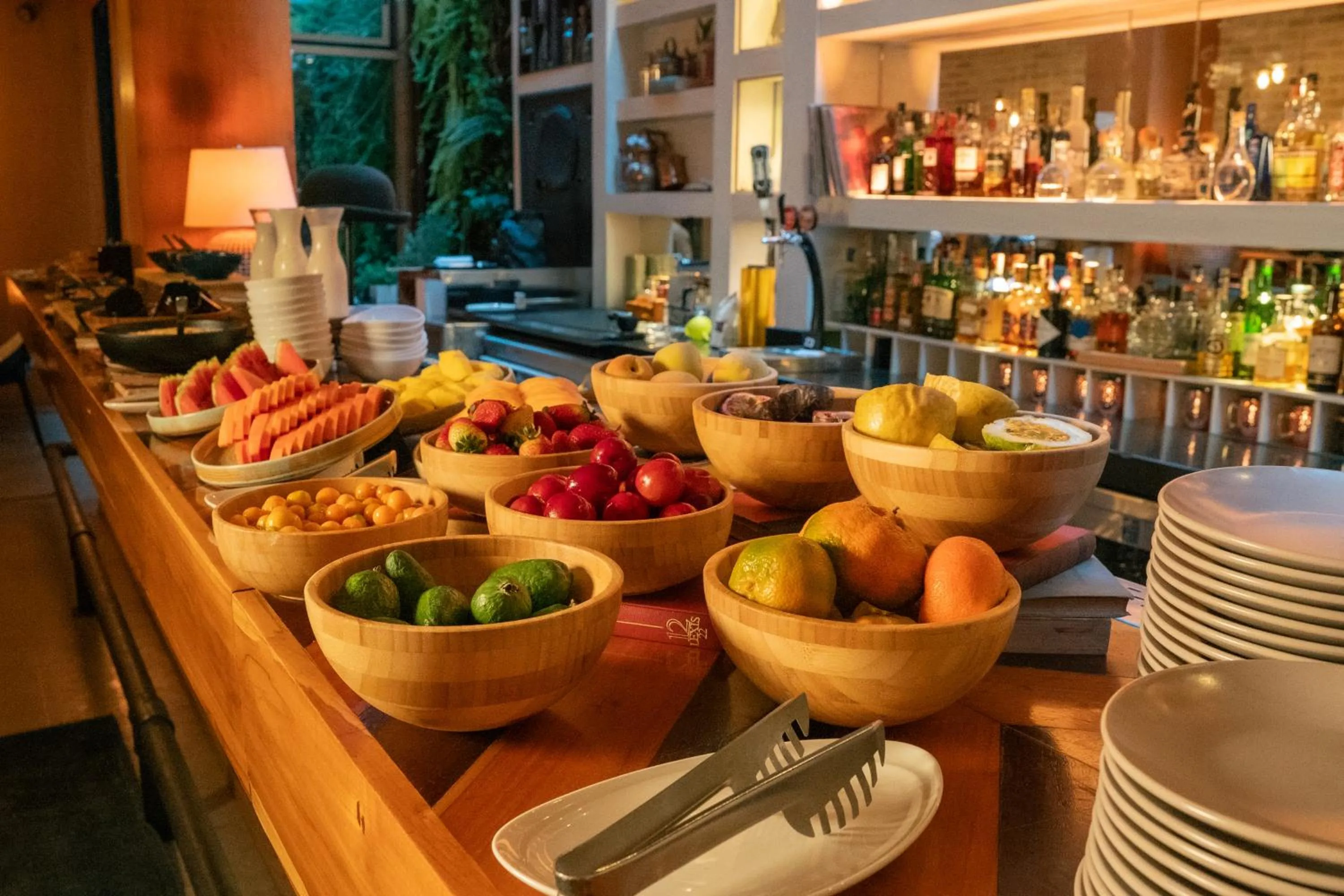 Restaurant/places to eat in The Click Clack Hotel Bogotá