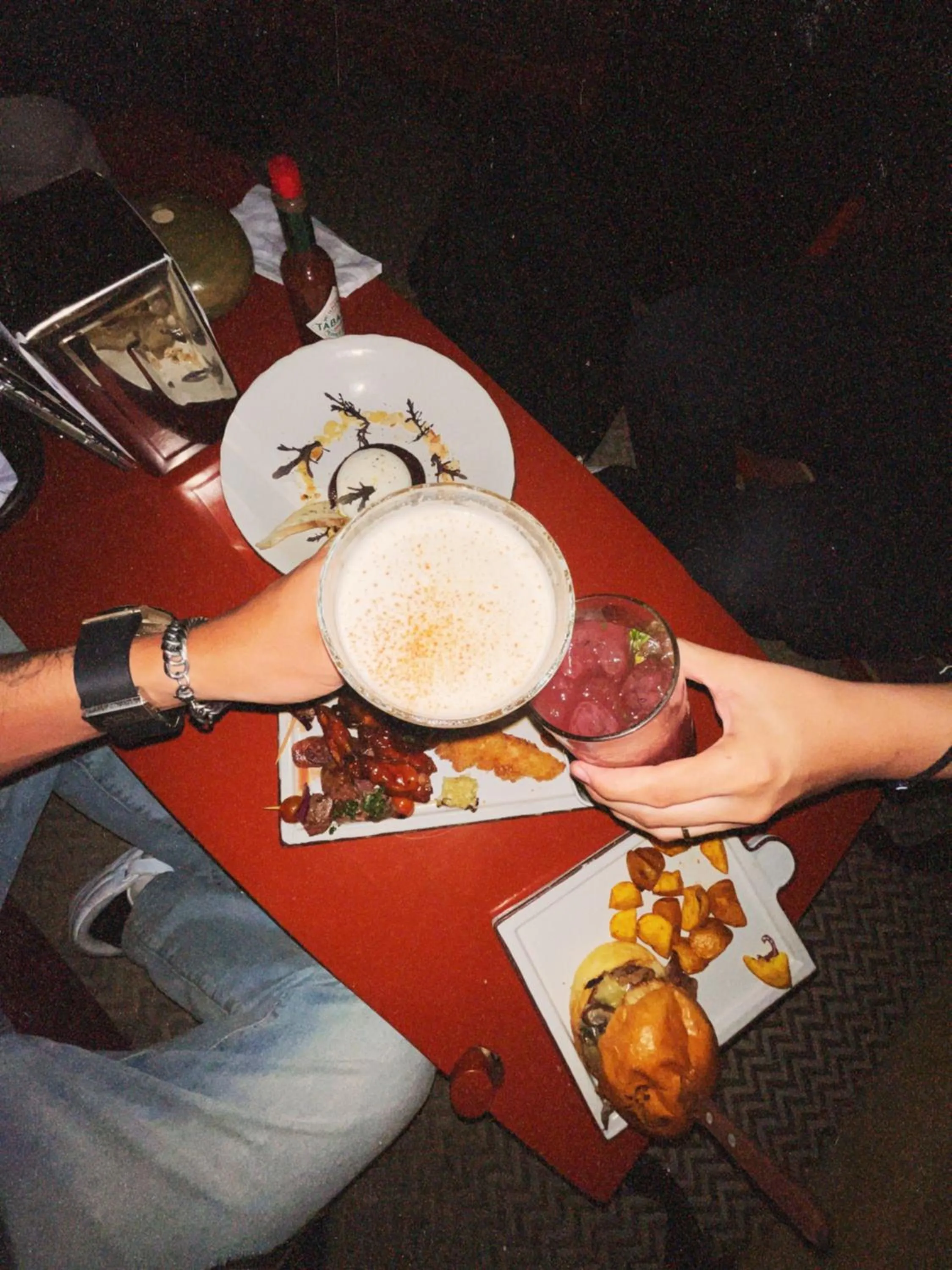 Dinner in The Click Clack Hotel Bogotá