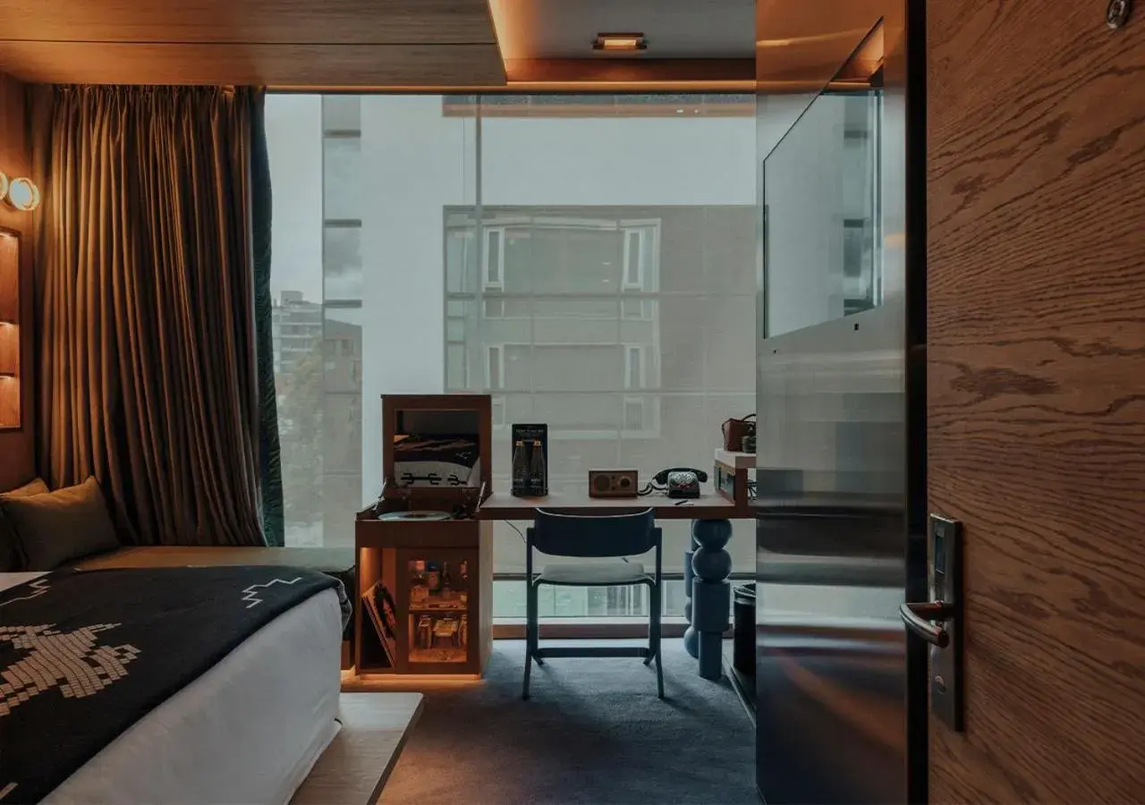 Photo of the whole room, Bed in The Click Clack Hotel Bogotá Photo of the whole room, Bed in The Click Clack Hotel Bogotá