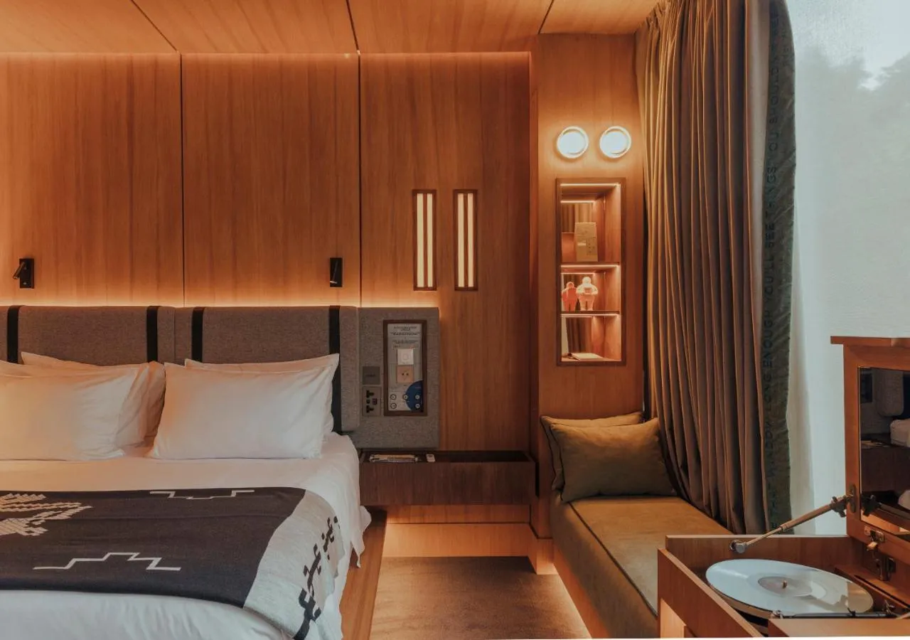 Bedroom, Bed in The Click Clack Hotel Bogotá