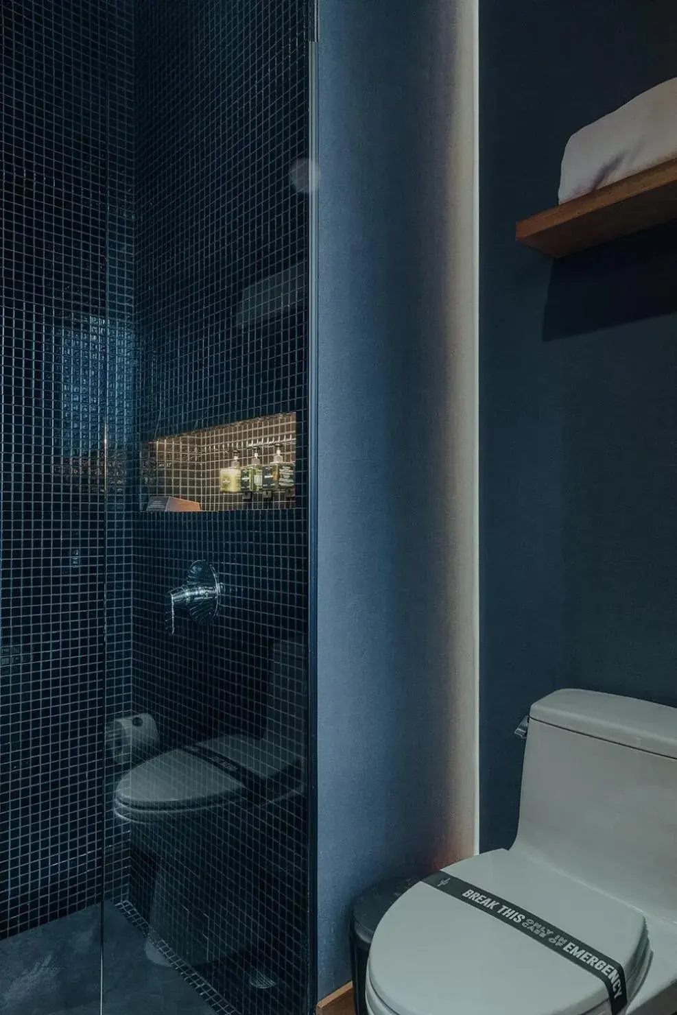 Bathroom in The Click Clack Hotel Bogotá Bathroom in The Click Clack Hotel Bogotá