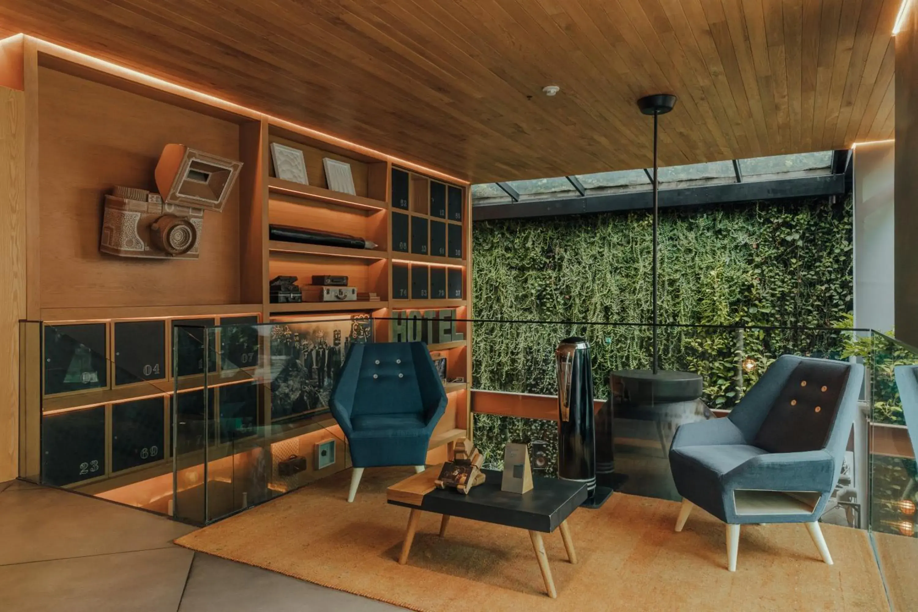 Lobby or reception in The Click Clack Hotel Bogotá Lobby or reception in The Click Clack Hotel Bogotá