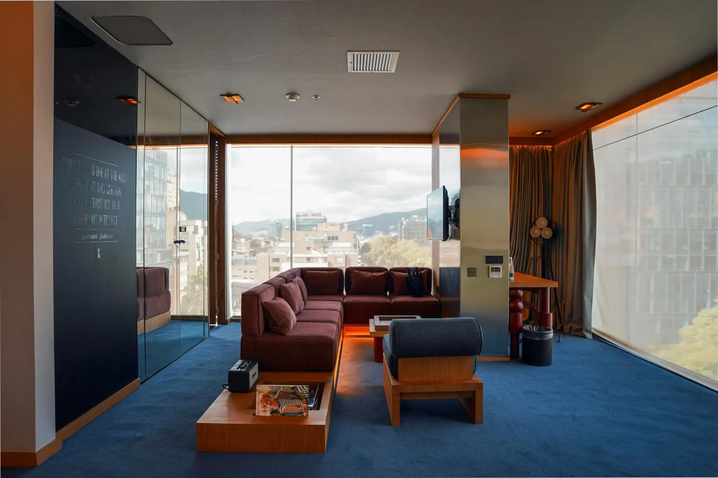 Living room in The Click Clack Hotel Bogotá Living room in The Click Clack Hotel Bogotá