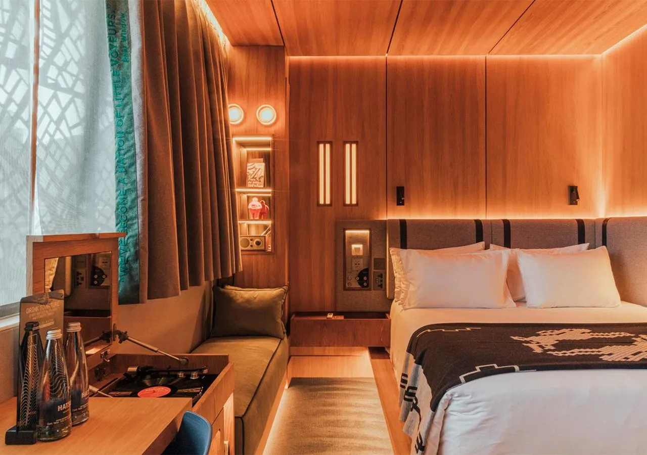 Bedroom, Bed in The Click Clack Hotel Bogotá