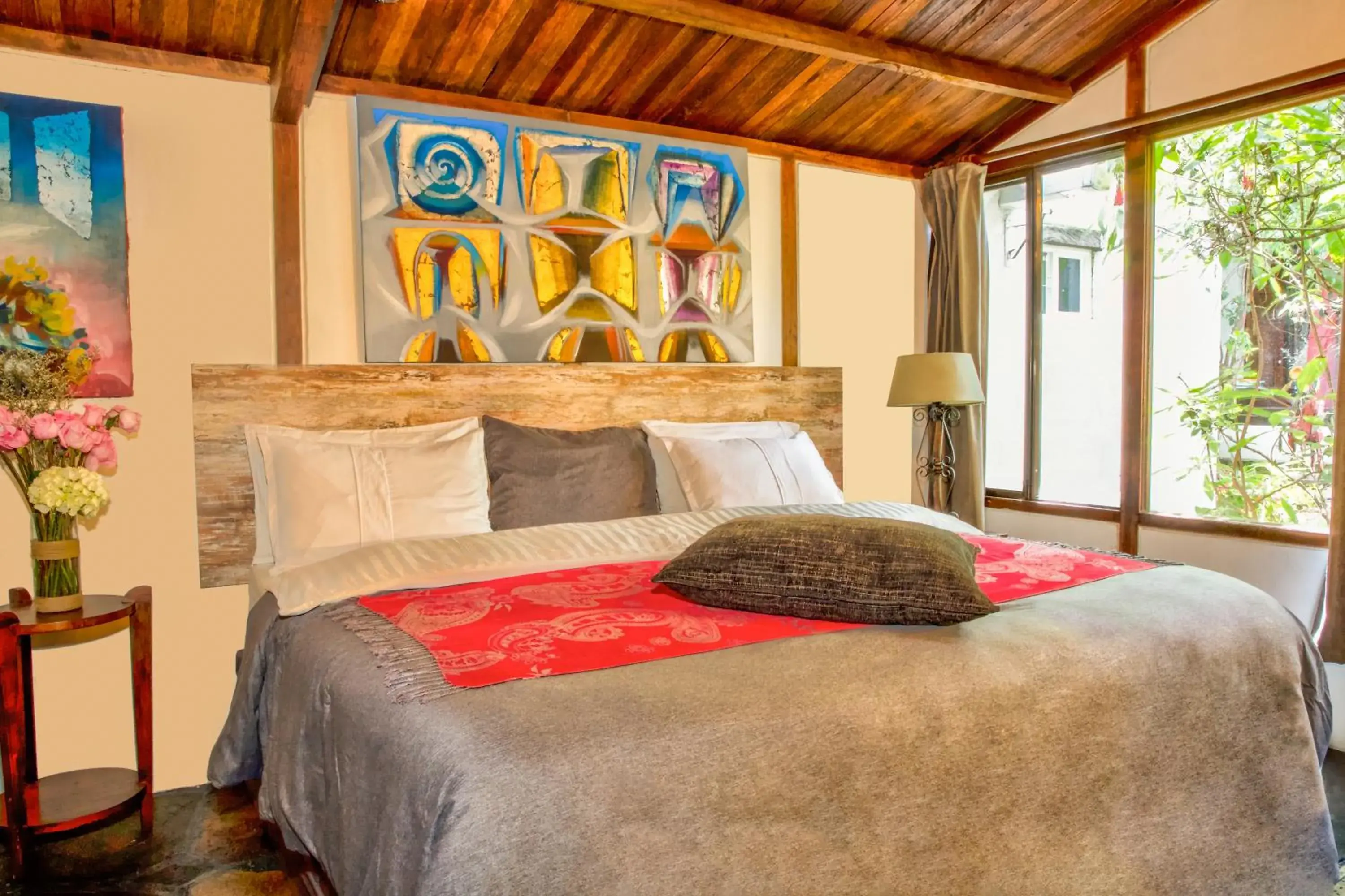 Bed in La Colina Hotel Cottage Bed in La Colina Hotel Cottage