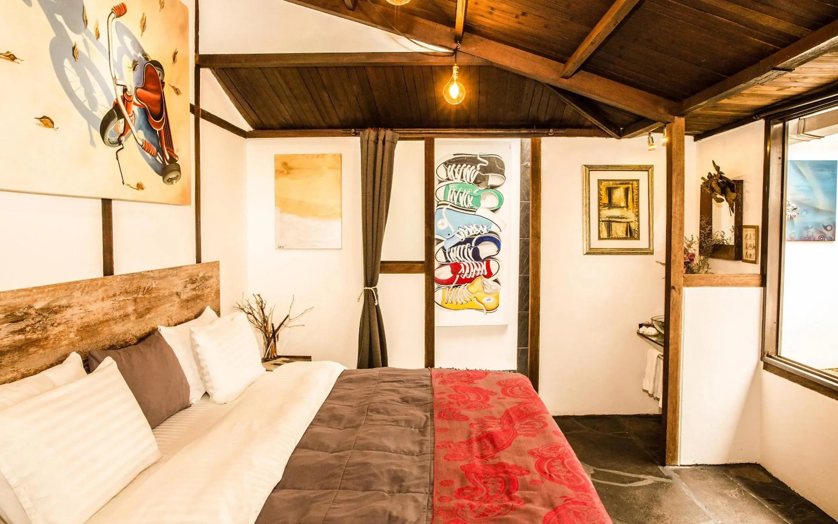 Bed in La Colina Hotel Cottage Bed in La Colina Hotel Cottage