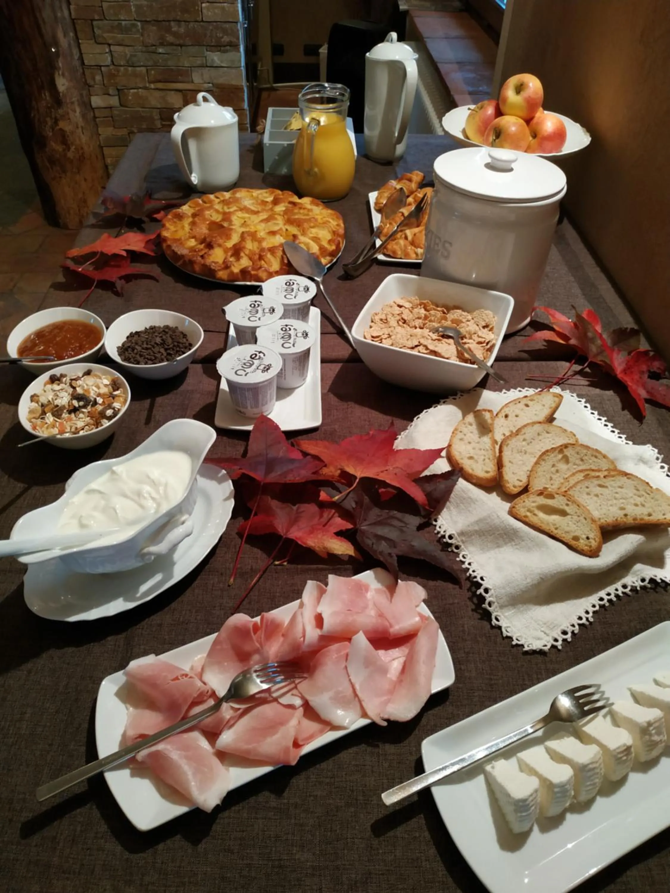 Food and drinks in Locanda Cà Del Pian