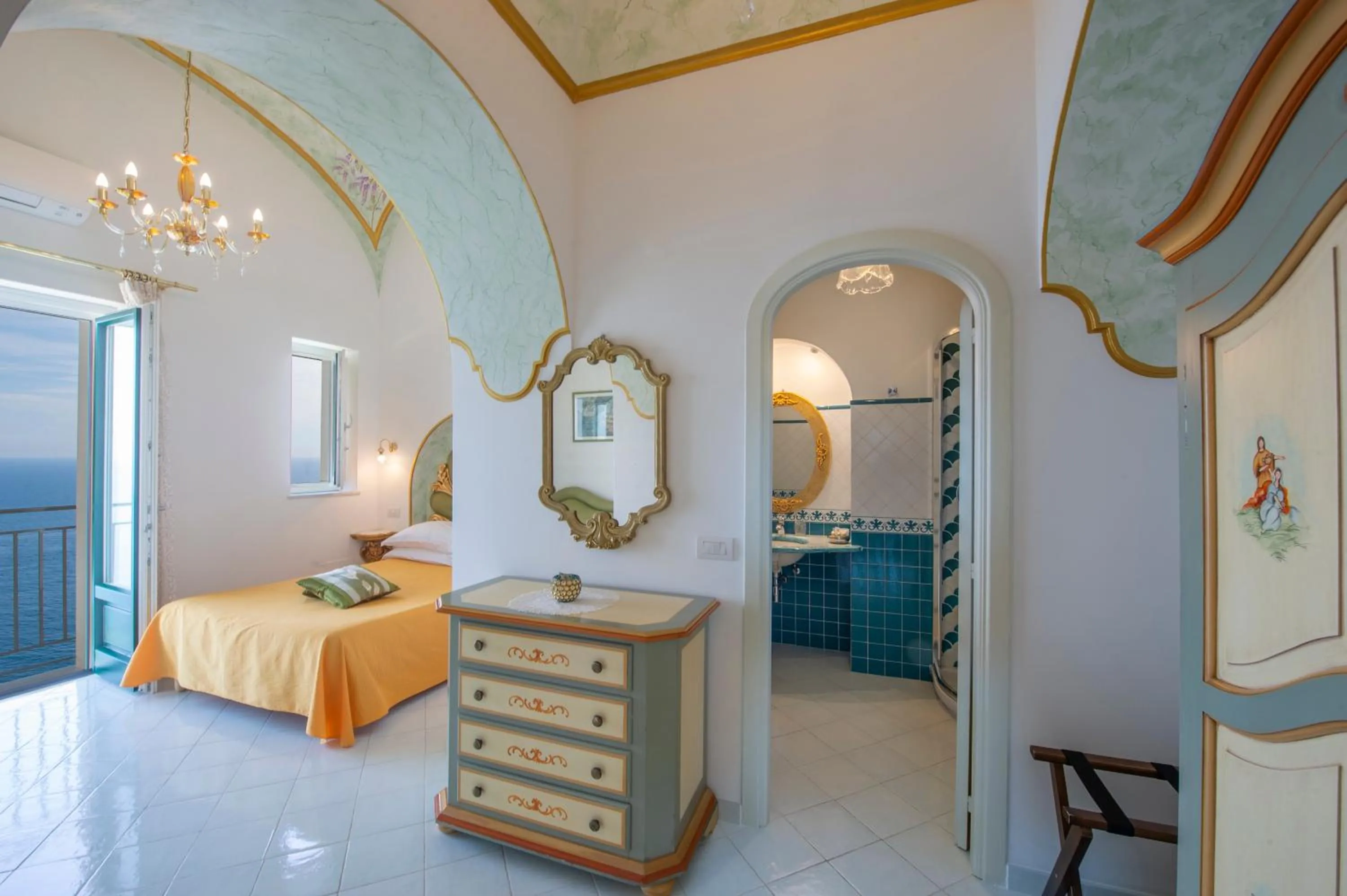 Bed in Palazzo Rocco all 3 villas - Weddings
