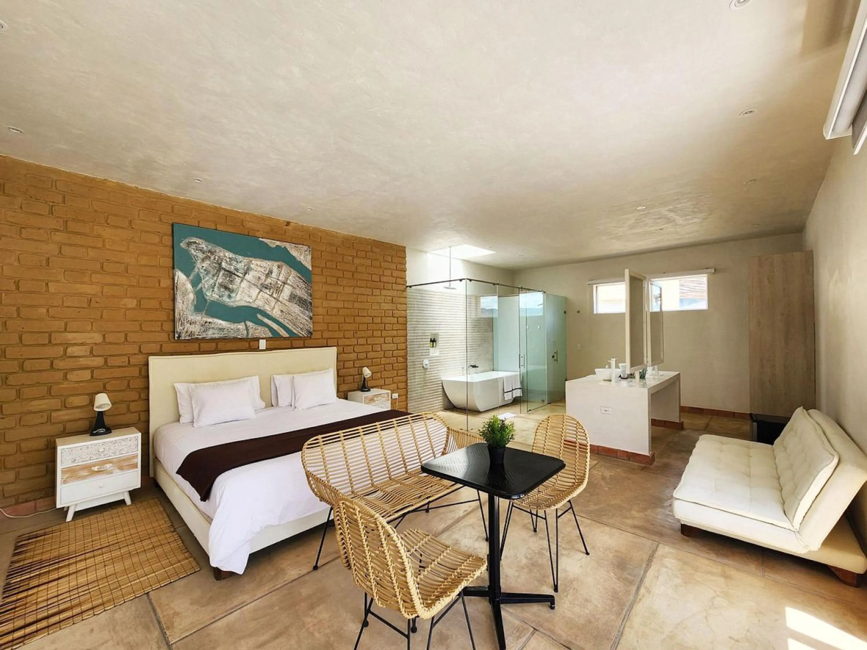 Decorative detail, Bed in Hotel Alma