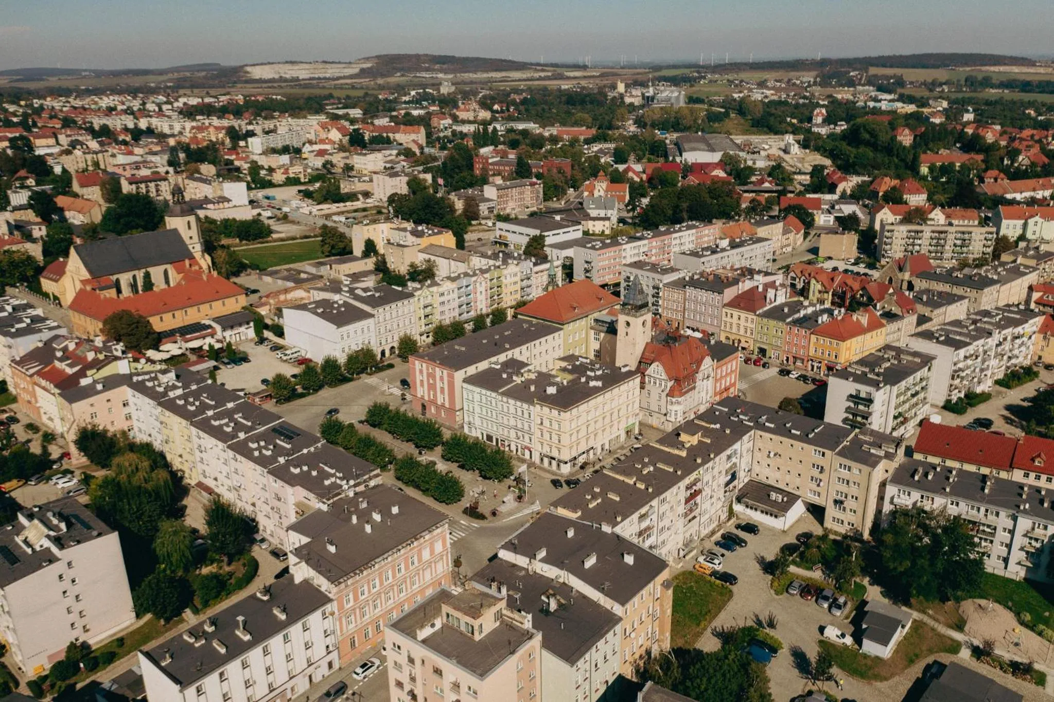 City view in Great Polonia Strzegom City Center